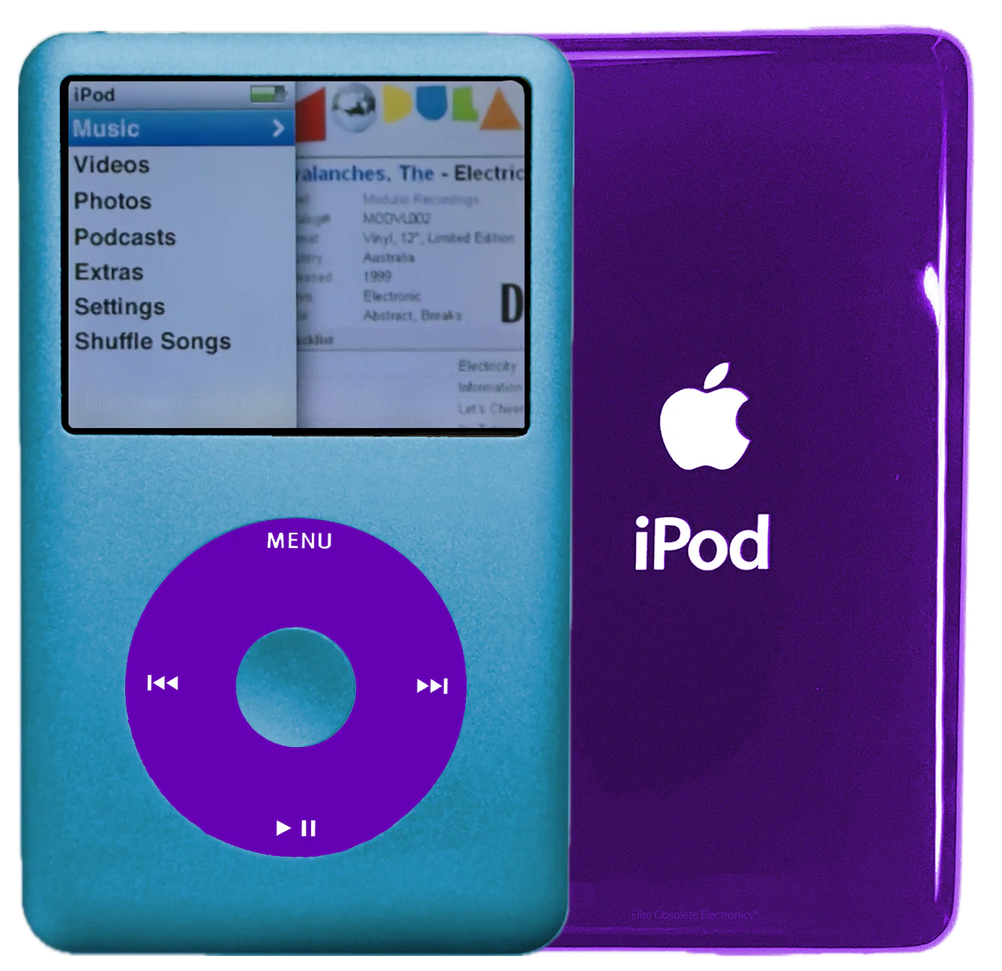 New Apple iPod Classic 6th & 7th Generation Sky Blue / Purple / Sky Blue (Midnight Purple)