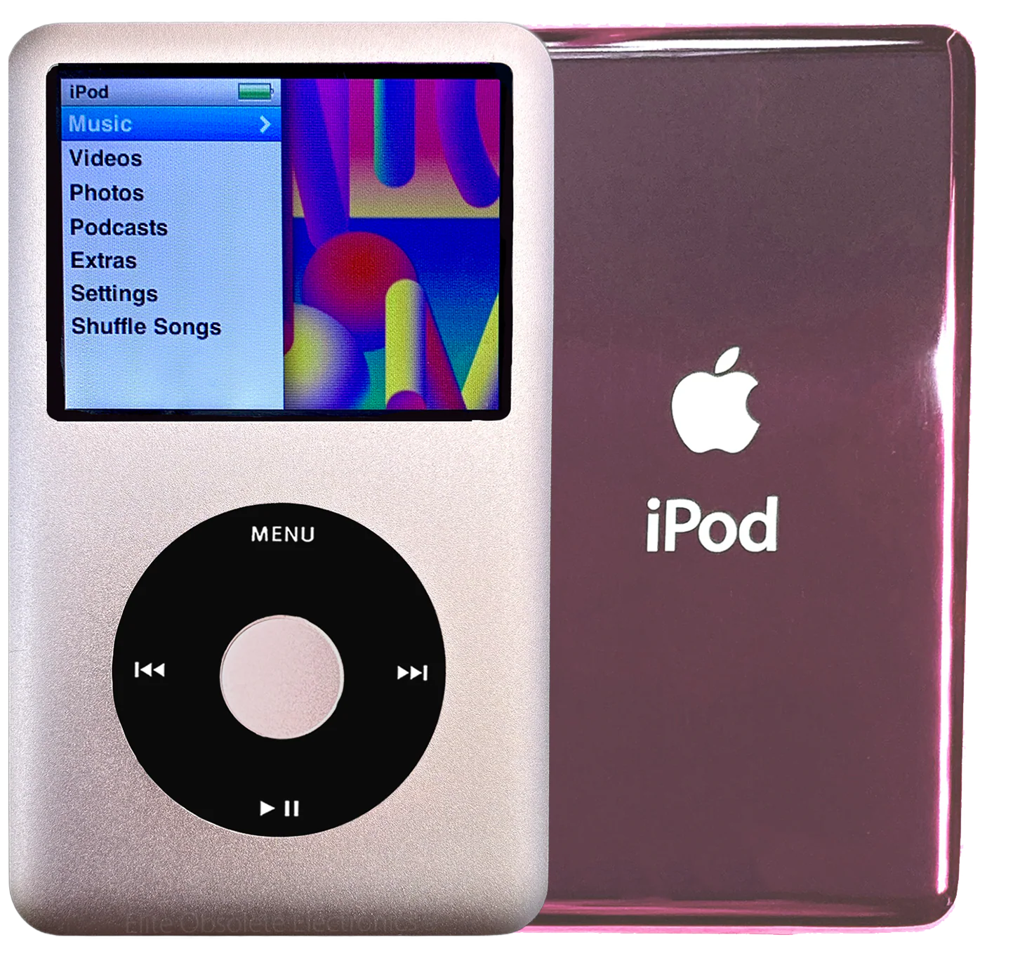 New Apple iPod Classic 6th & 7th Generation Starlight Metal / Black / Starlight Metal (Blush Pink)