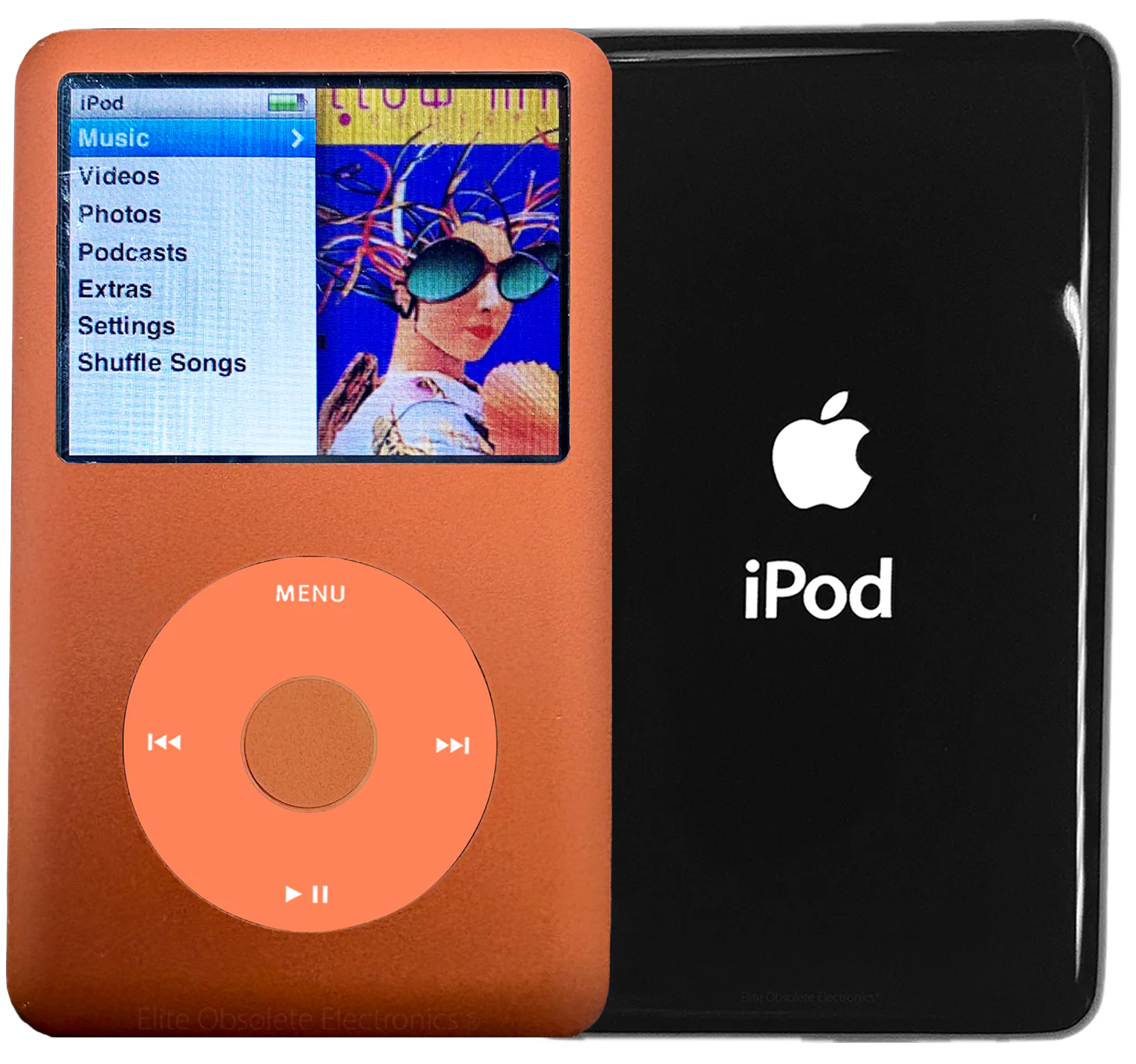 New Apple iPod Classic 6th & 7th Generation Terracotta Metal / Orange / Terracotta Metal (Black)