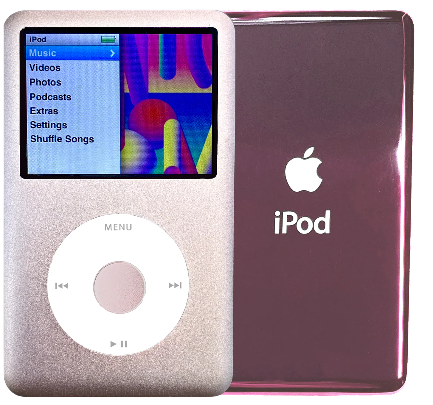 New Apple iPod Classic 6th & 7th Generation Starlight Metal / White / Starlight Metal (Blush Pink)