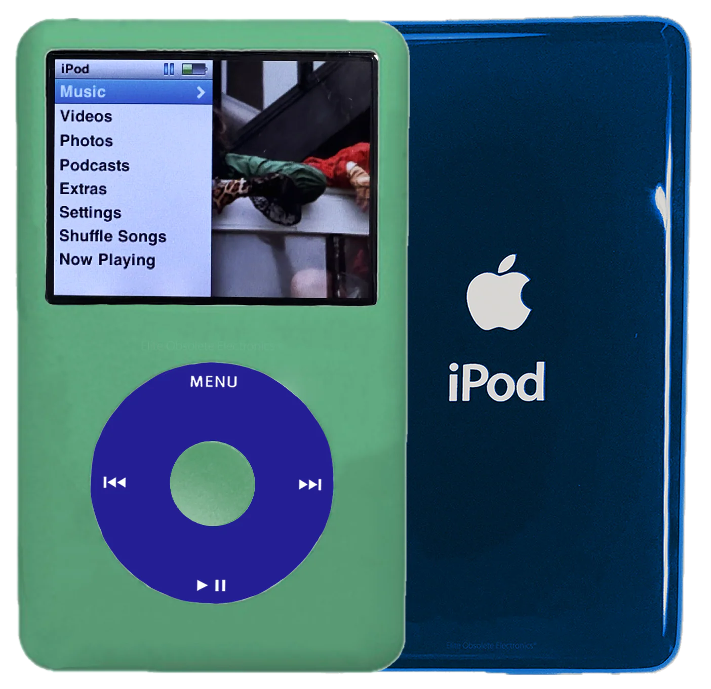 New Apple iPod Classic 6th & 7th Generation Teal Green Metal / Blue / Teal Green Metal (Aqua)