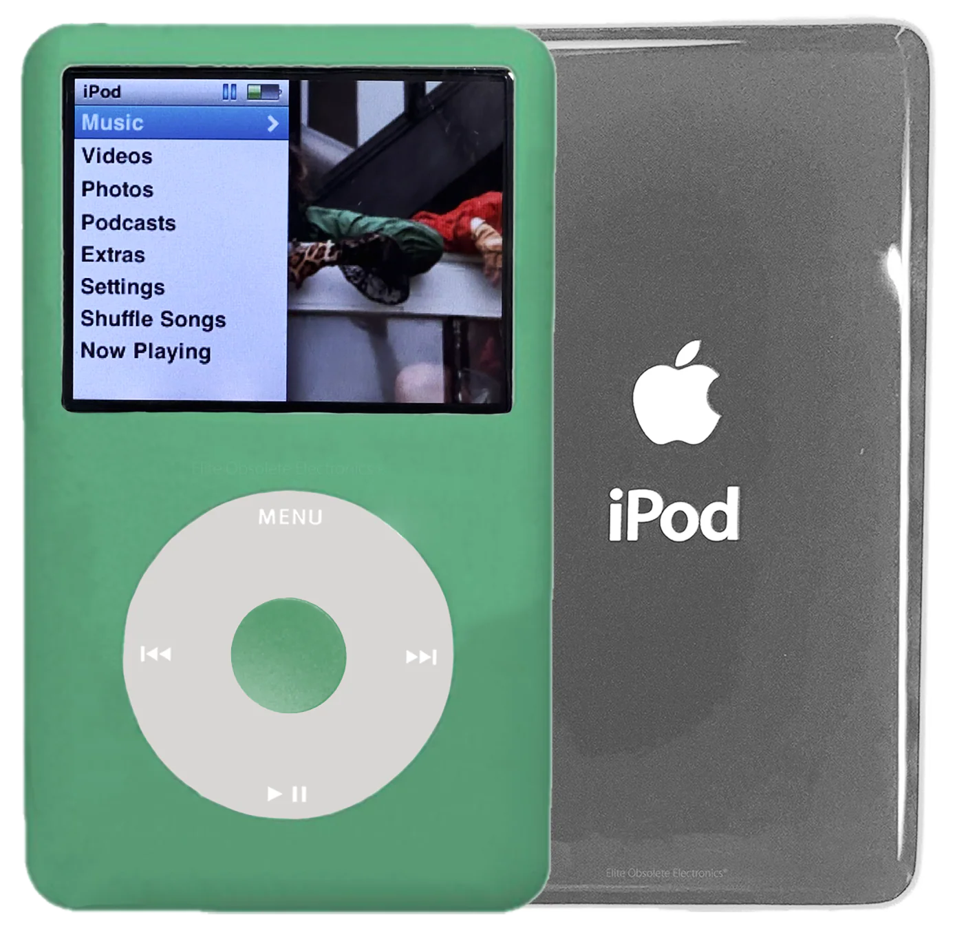 New Apple iPod Classic 6th & 7th Generation Teal Green Metal / Grey / Teal Green Metal (Silver)