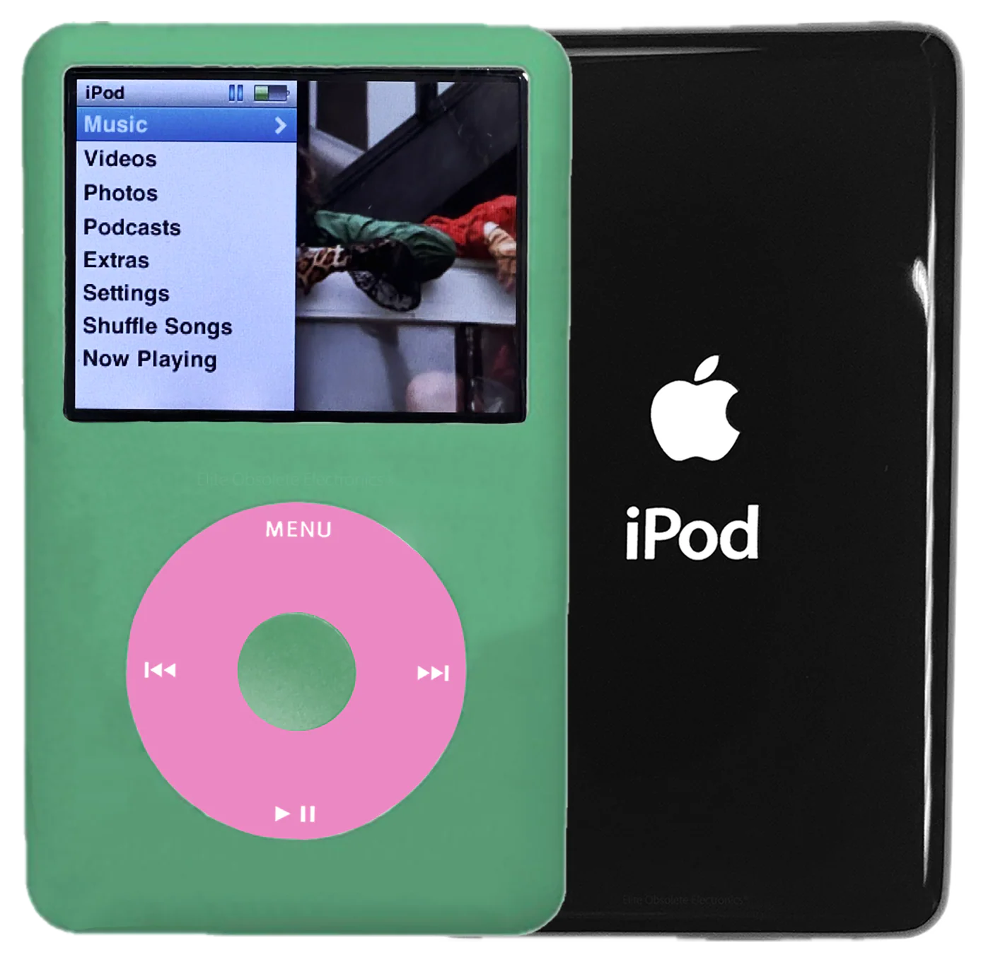 New Apple iPod Classic 6th & 7th Generation Teal Green Metal / Light Pink / Teal Green Metal (Black)