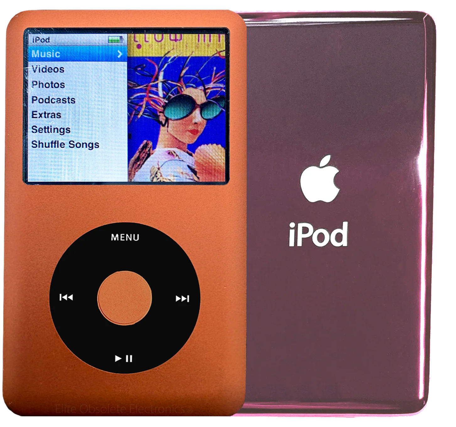 New Apple iPod Classic 6th & 7th Generation Terracotta Metal / Black / Terracotta Metal (Blush Pink)
