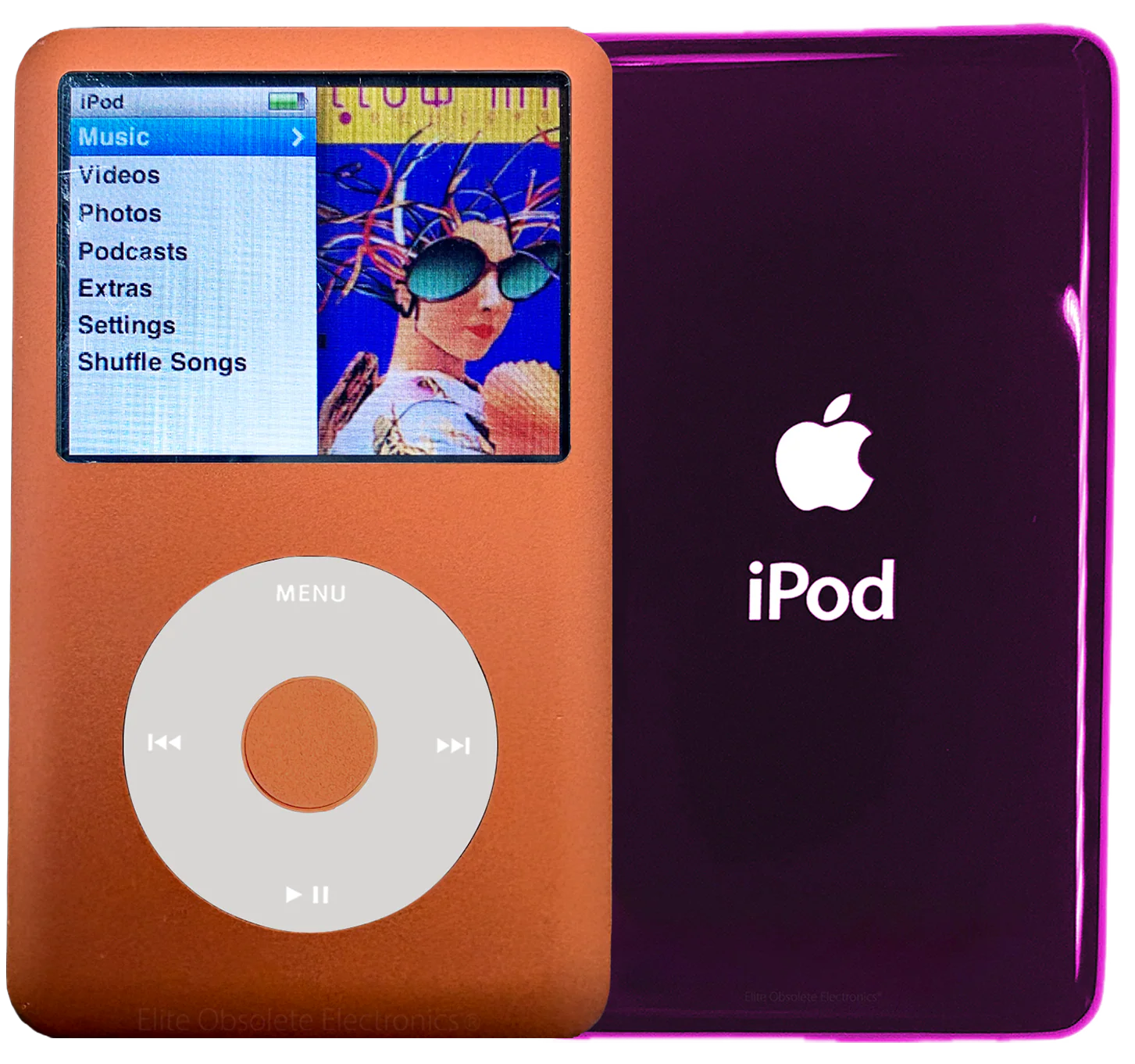 New Apple iPod Classic 6th & 7th Generation Terracotta Metal / Grey / Terracotta Metal (Wine)