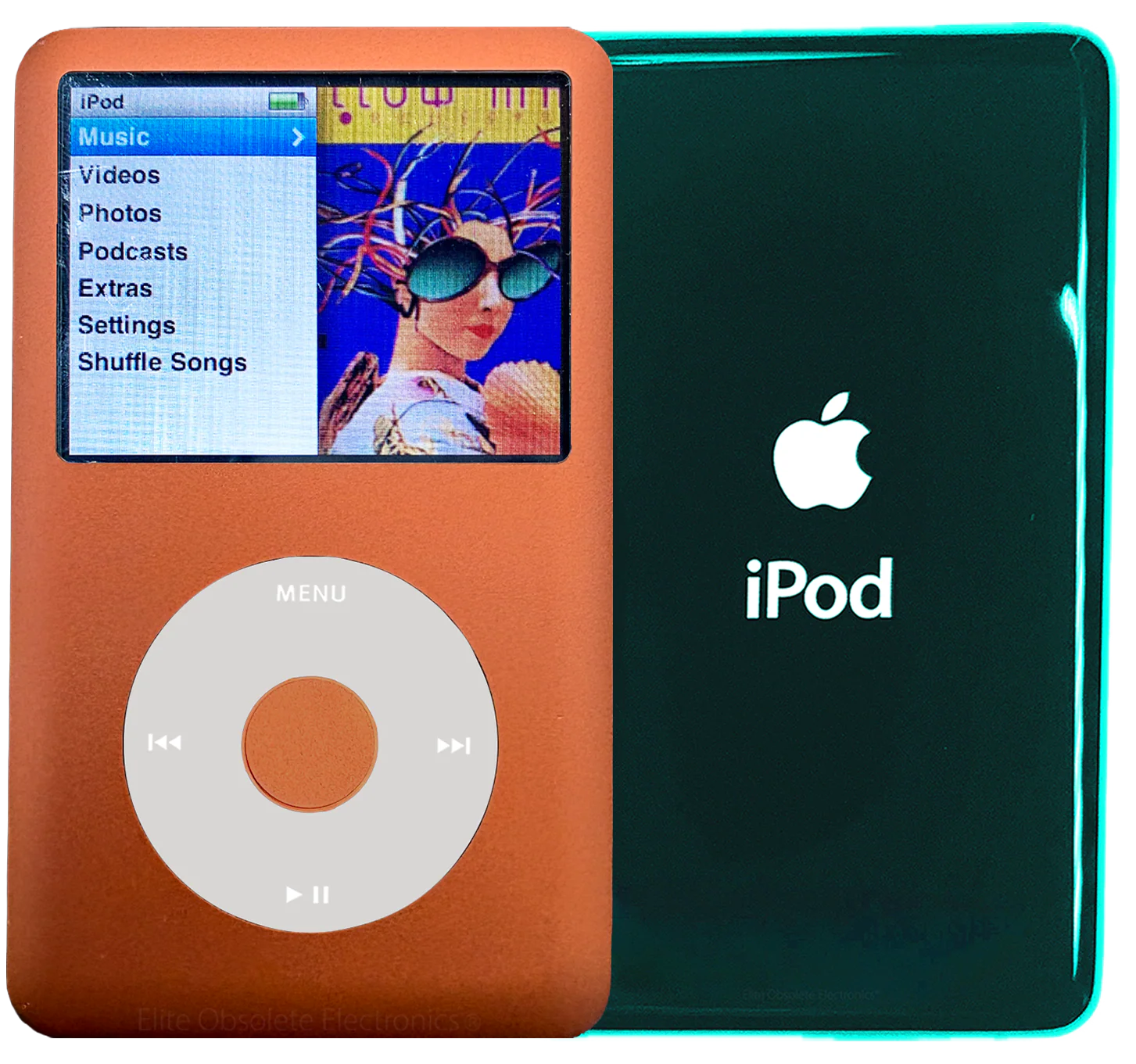 New Apple iPod Classic 6th & 7th Generation Terracotta Metal / Grey / Terracotta Metal (Pine Green)