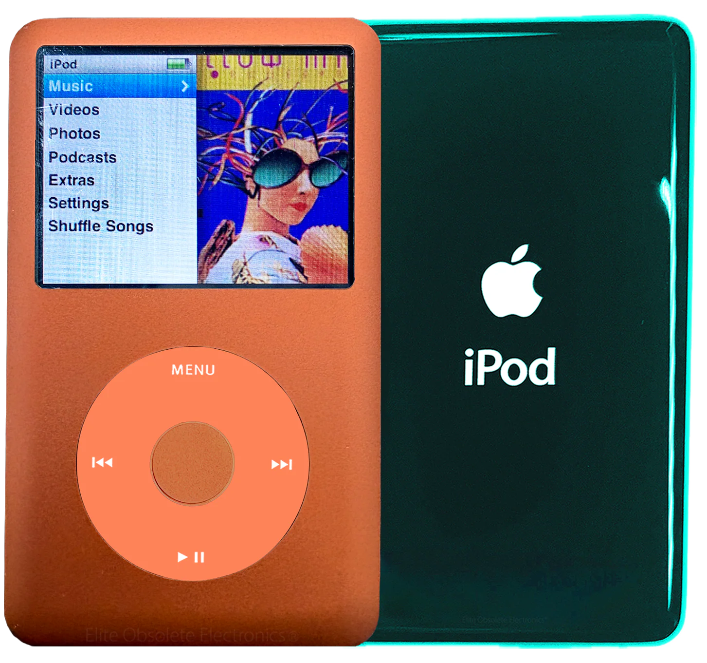 New Apple iPod Classic 6th & 7th Generation Terracotta Metal / Orange / Terracotta Metal (Pine Green)