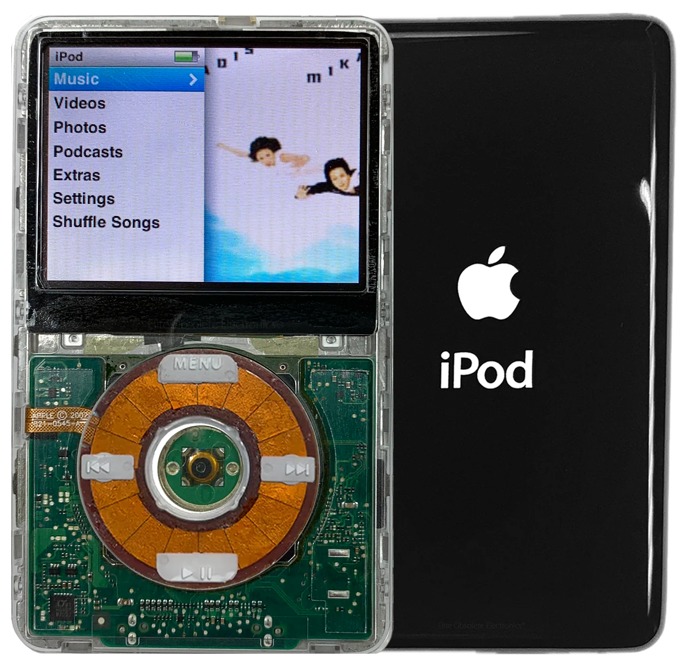 New Apple iPod Classic 6th & 7th Generation Transparent / Transparent / Transparent (Black)
