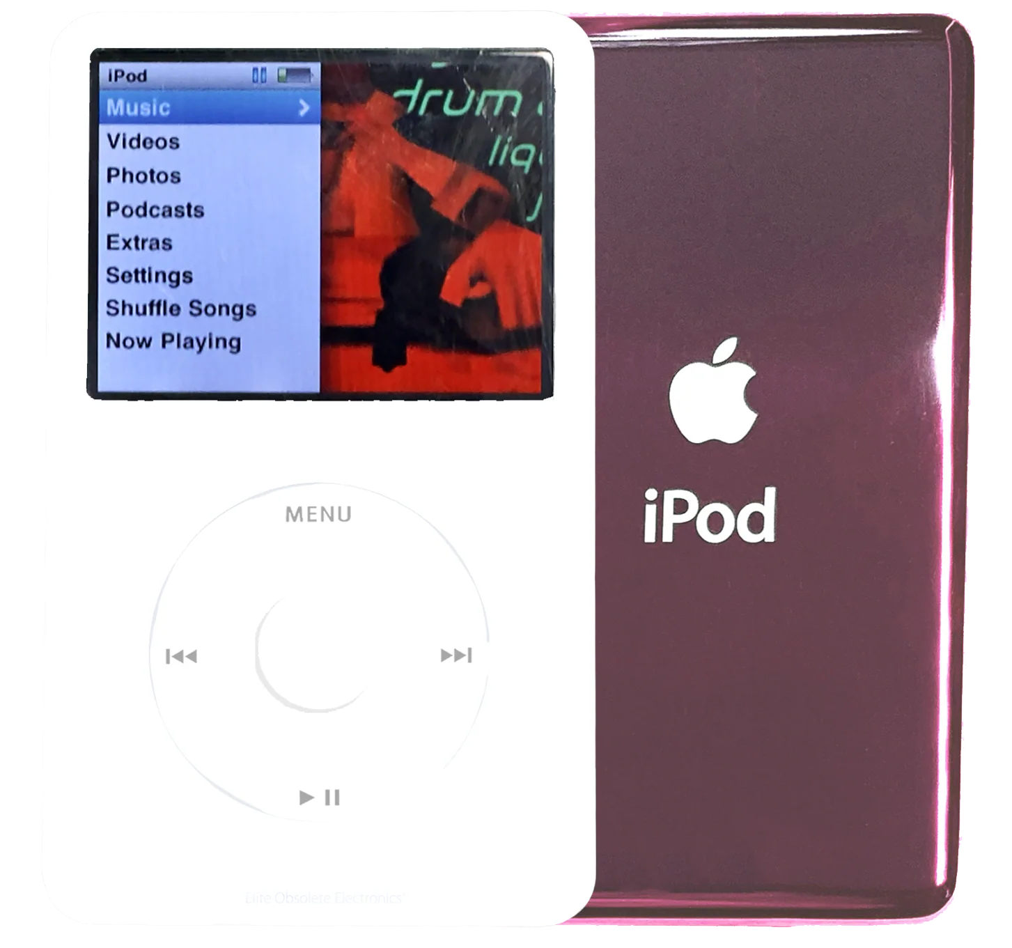 New Apple iPod Classic 6th & 7th Generation White Plastic / White / White Plastic (Blush Pink)