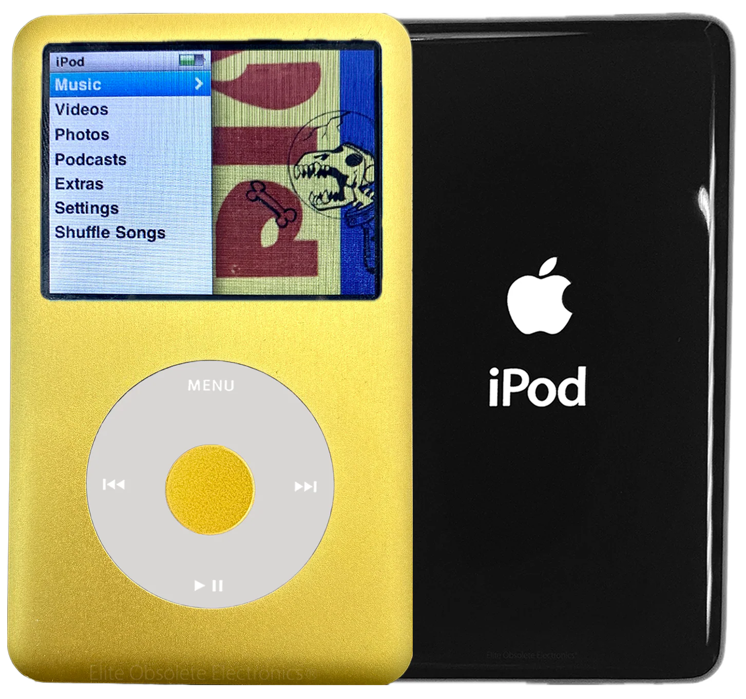 New Apple iPod Classic 6th & 7th Generation Yellow Metal / Grey / Yellow Metal (Black)