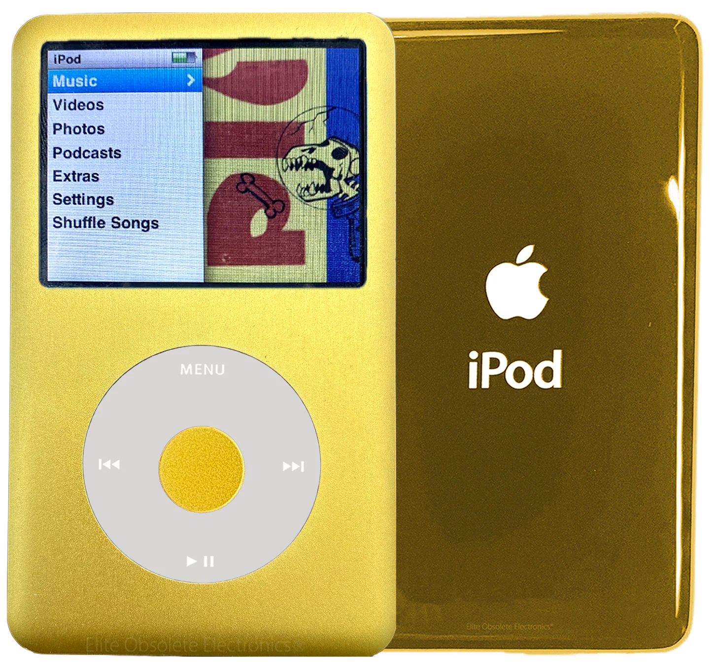 New Apple iPod Classic 6th & 7th Generation Yellow Metal / Grey / Yellow Metal (Gold)