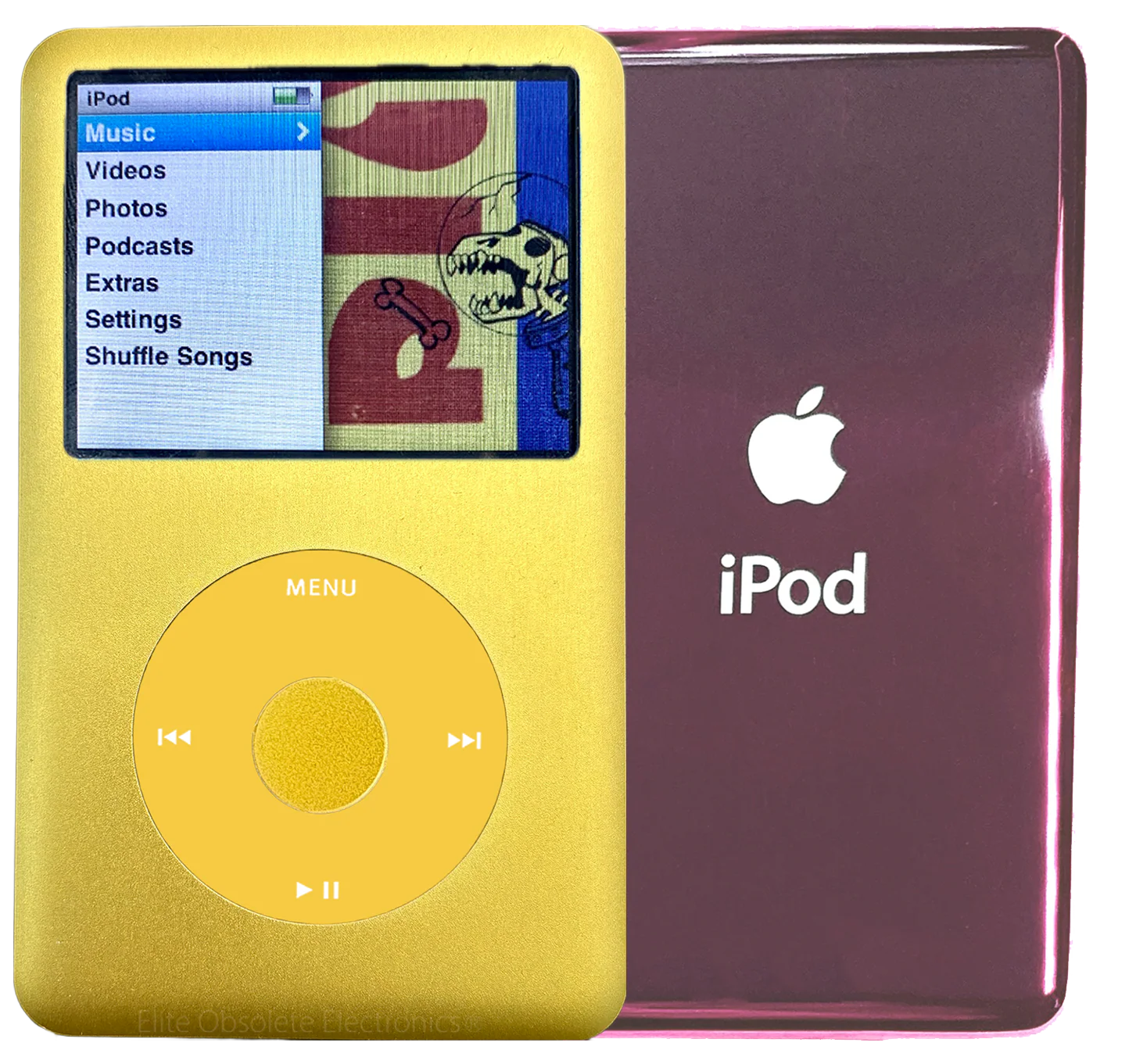 New Apple iPod Classic 6th & 7th Generation Yellow Metal / Yellow / Yellow Metal (Blush Pink)