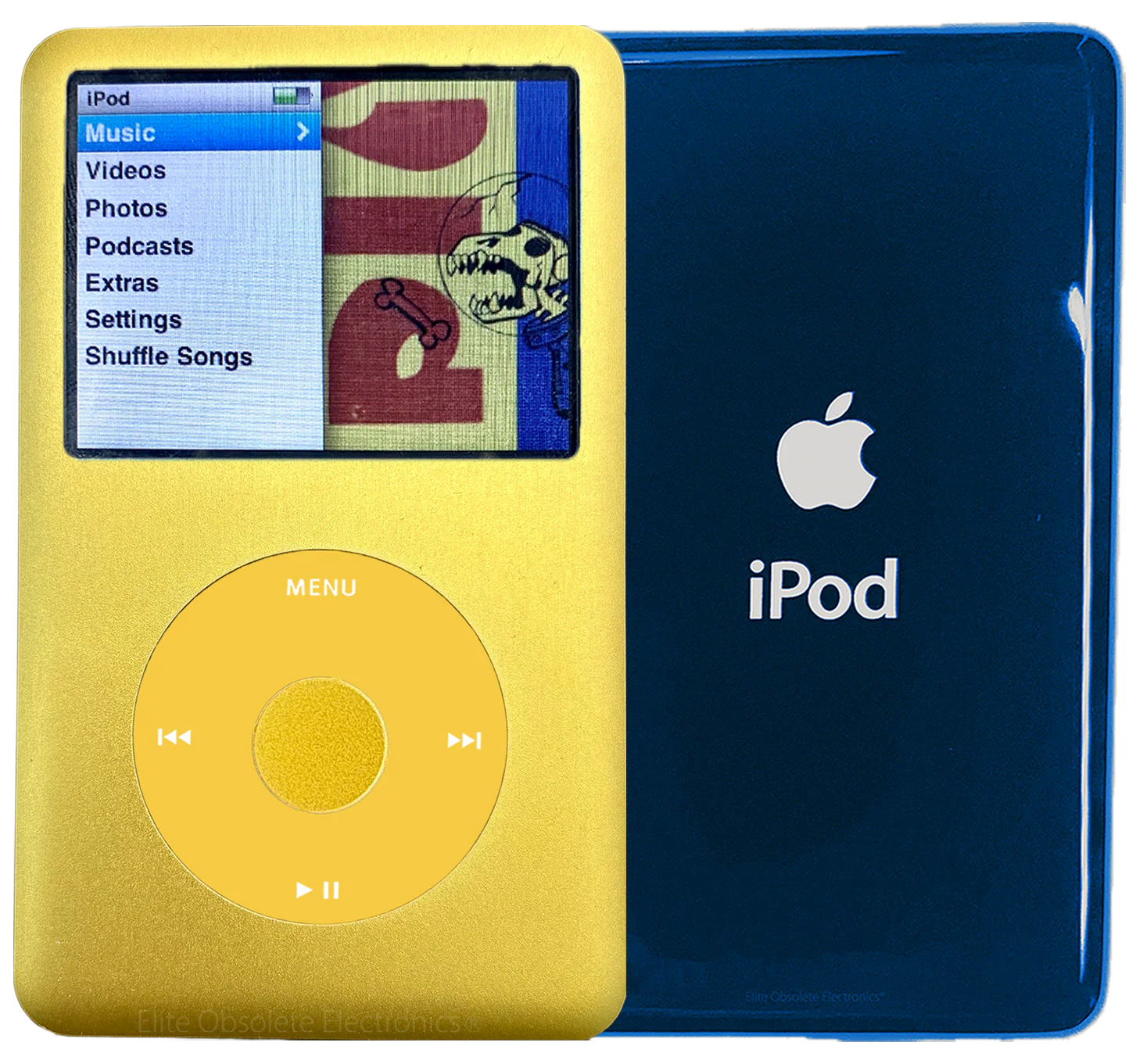 New Apple iPod Classic 6th & 7th Generation Yellow Metal / Yellow / Yellow Metal (Aqua)