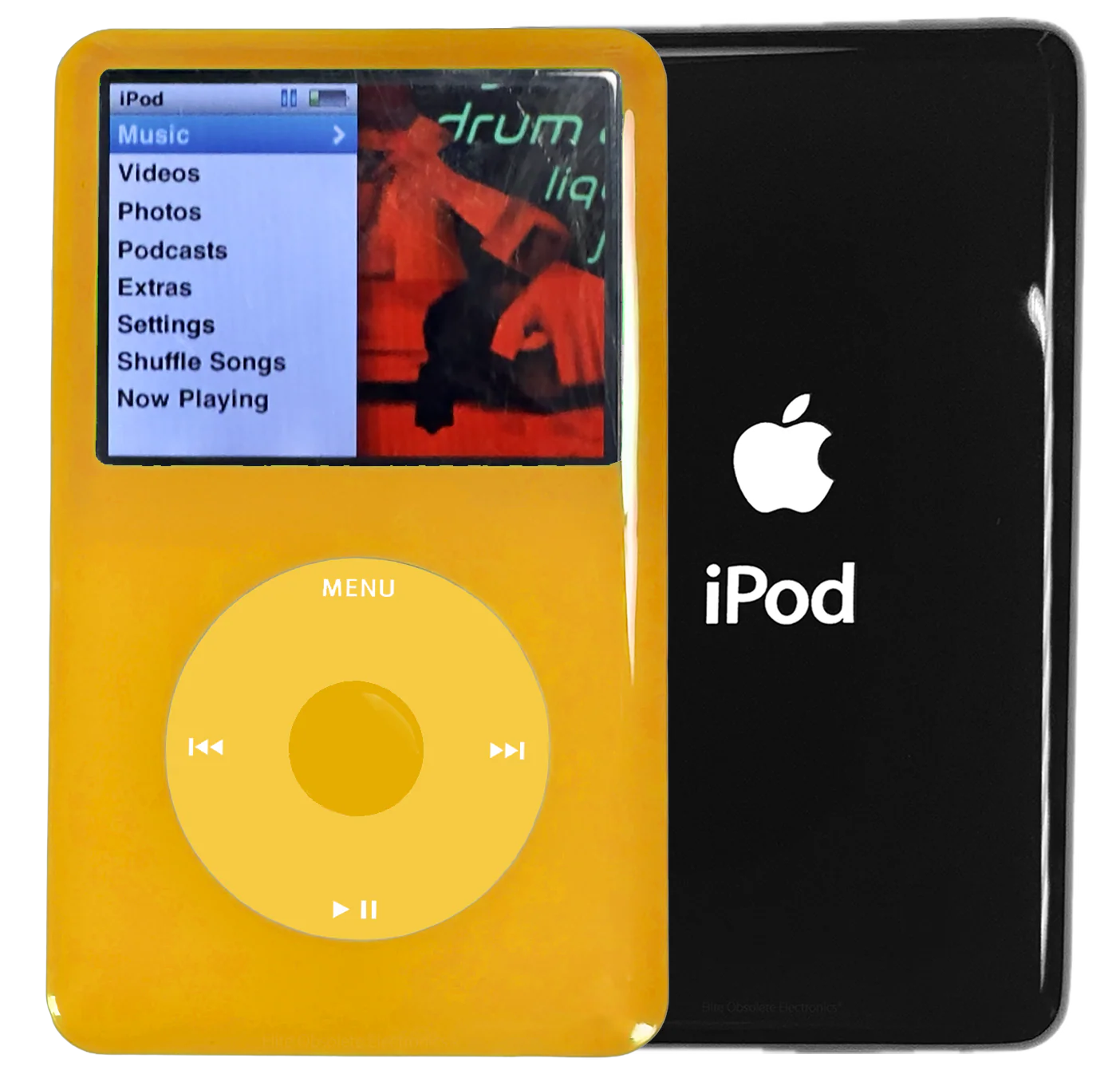 New Apple iPod Classic 6th & 7th Generation Yellow Plastic / Yellow / Yellow Plastic (Black)