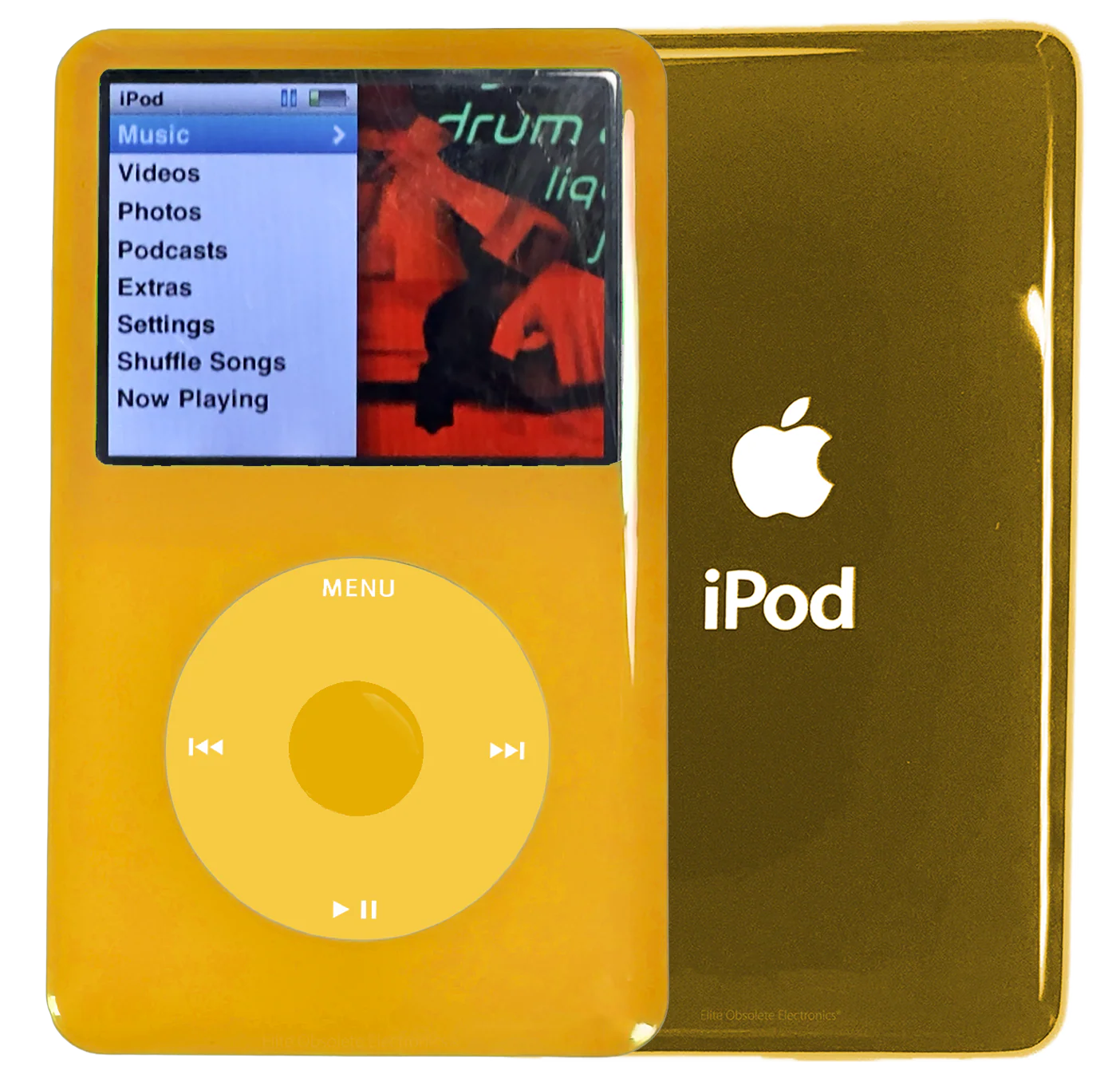 New Apple iPod Classic 6th & 7th Generation Yellow Plastic / Yellow / Yellow Plastic (Gold)