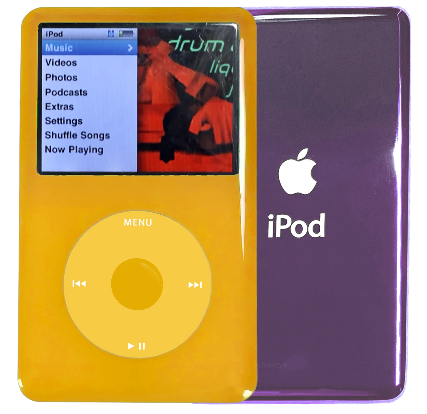 New Apple iPod Classic 6th & 7th Generation Yellow Plastic / Yellow / Yellow Plastic (Purple Haze)