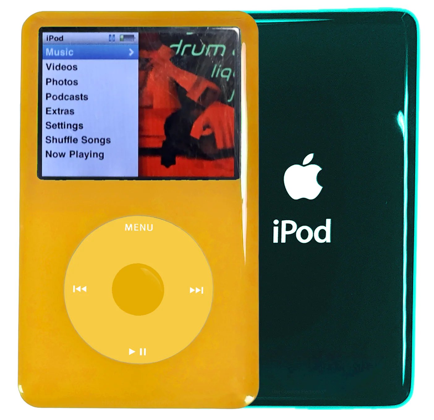 New Apple iPod Classic 6th & 7th Generation Yellow Plastic / Yellow / Yellow Plastic (Pine Green)