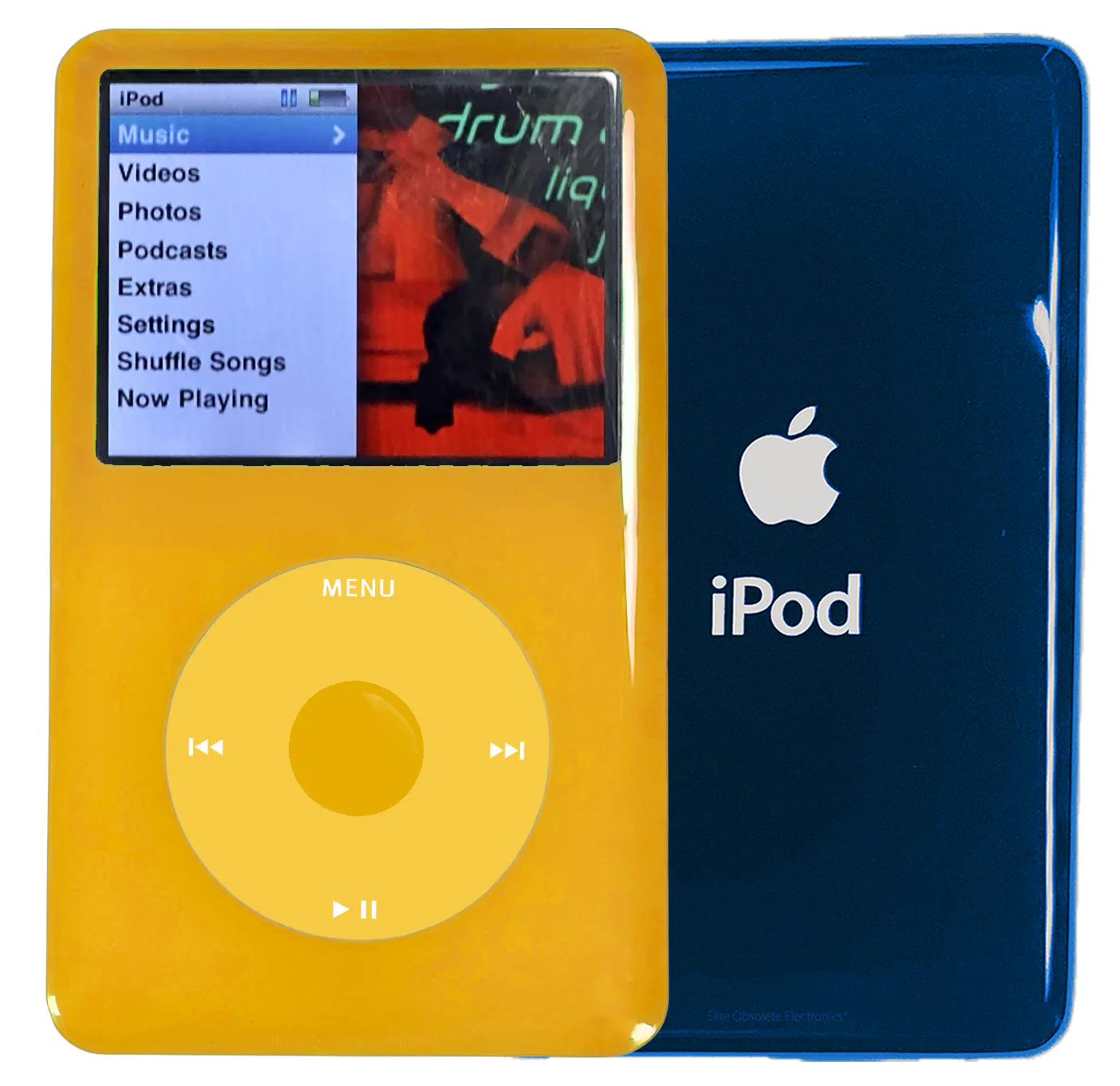 New Apple iPod Classic 6th & 7th Generation Yellow Plastic / Yellow / Yellow Plastic (Aqua)