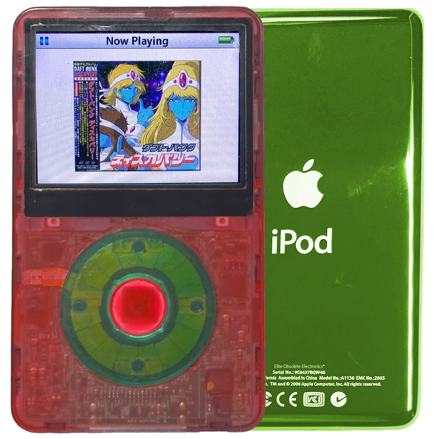 New Apple iPod Video Classic 5th & 5.5 Enhanced Atomic Lychee / Atomic Clover / Atomic Lychee (Toxic Green)