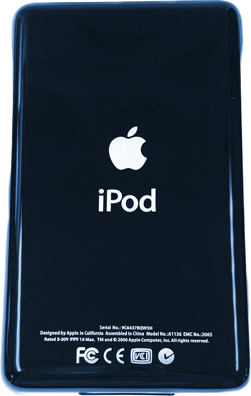 New Apple iPod Video Classic 5th & 5.5 Enhanced Atomic Rainbow / Polychrome / Transparent (Aqua) - Image 3