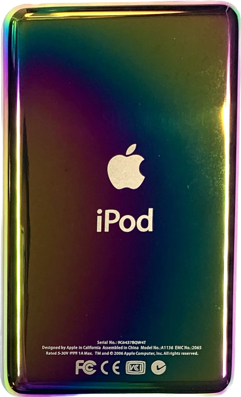 New Apple iPod Video Classic 5th & 5.5 Enhanced Atomic Rainbow / Polychrome / Transparent (Rainbow) - Image 3