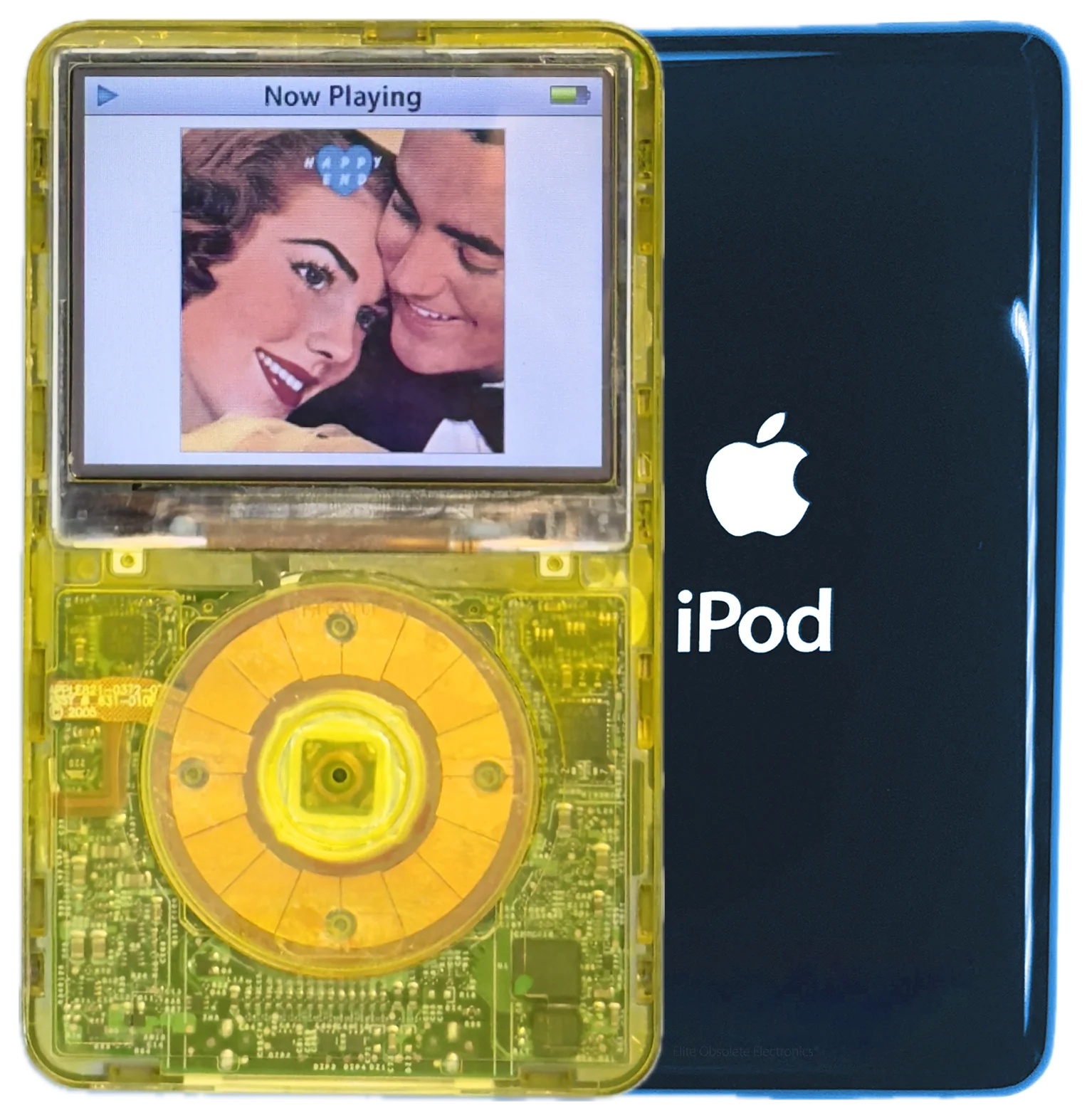 New Apple iPod Video Classic 5th & 5.5 Enhanced Atomic Yellow Beam / Atomic Yellow / Atomic Yellow (Aqua)