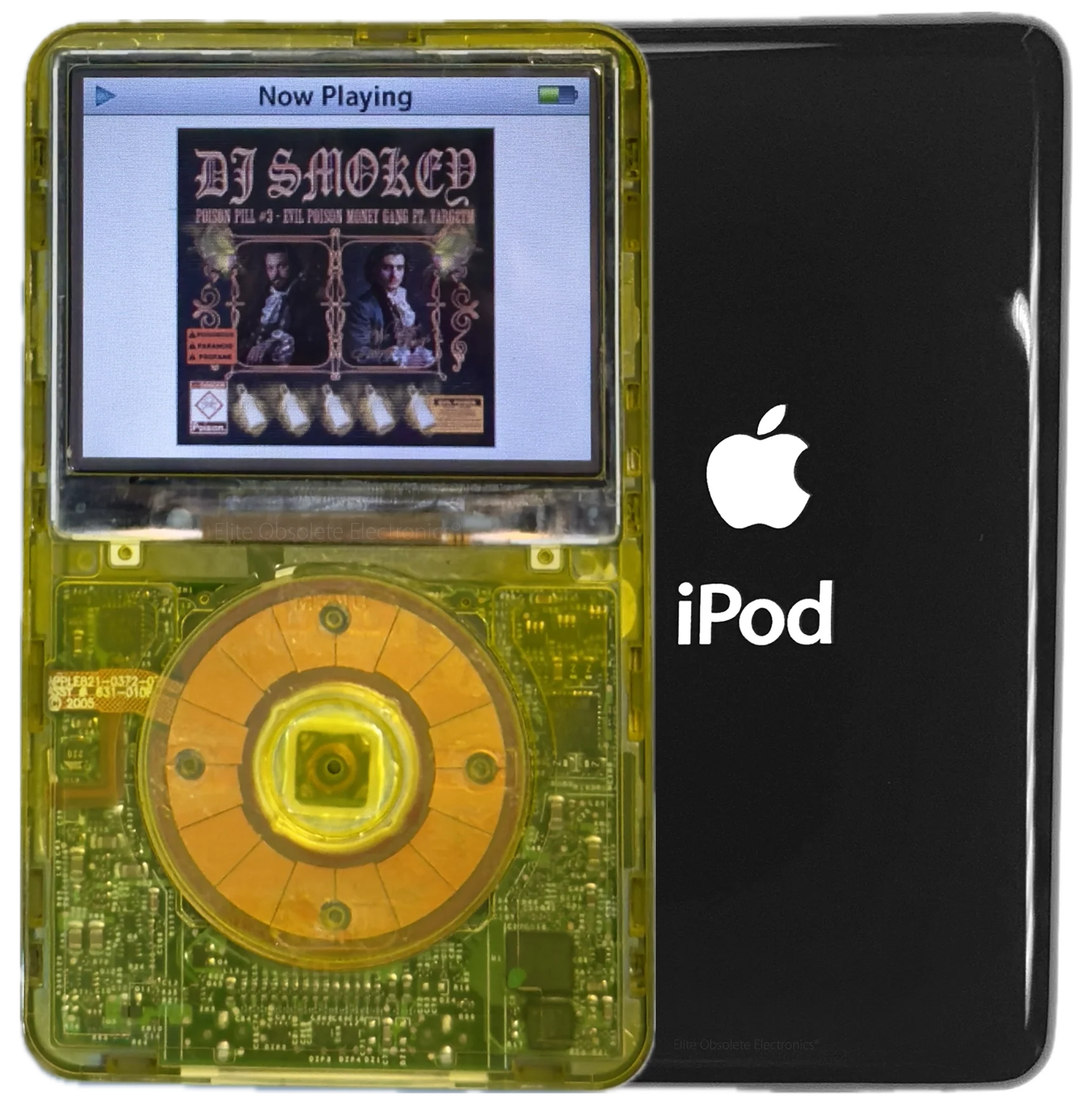 New Apple iPod Video Classic 5th & 5.5 Enhanced Atomic Yellow Beam / Atomic Yellow / Atomic Yellow (Black)