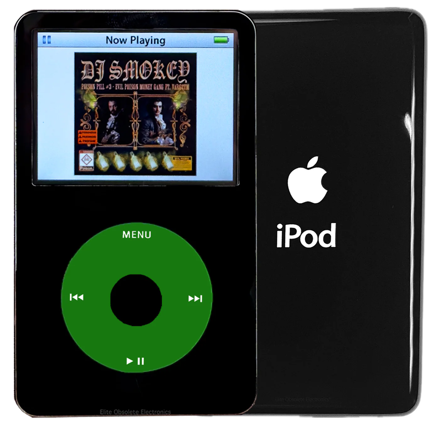 New Apple iPod Video Classic 5th & 5.5 Enhanced Black / Green / Black (Black)