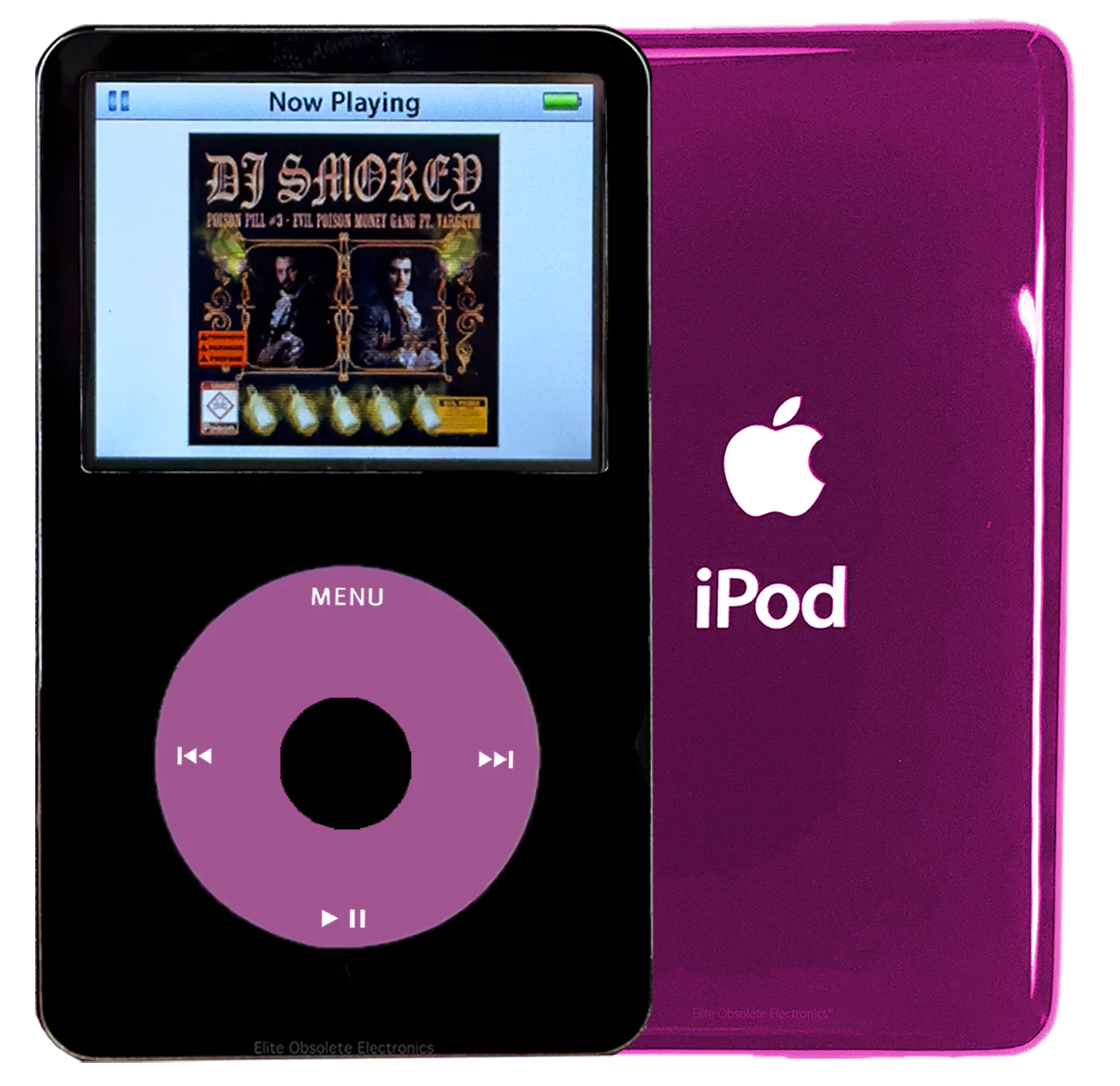 New Apple iPod Video Classic 5th & 5.5 Enhanced Black / Pink / Black (Hyper Pink)