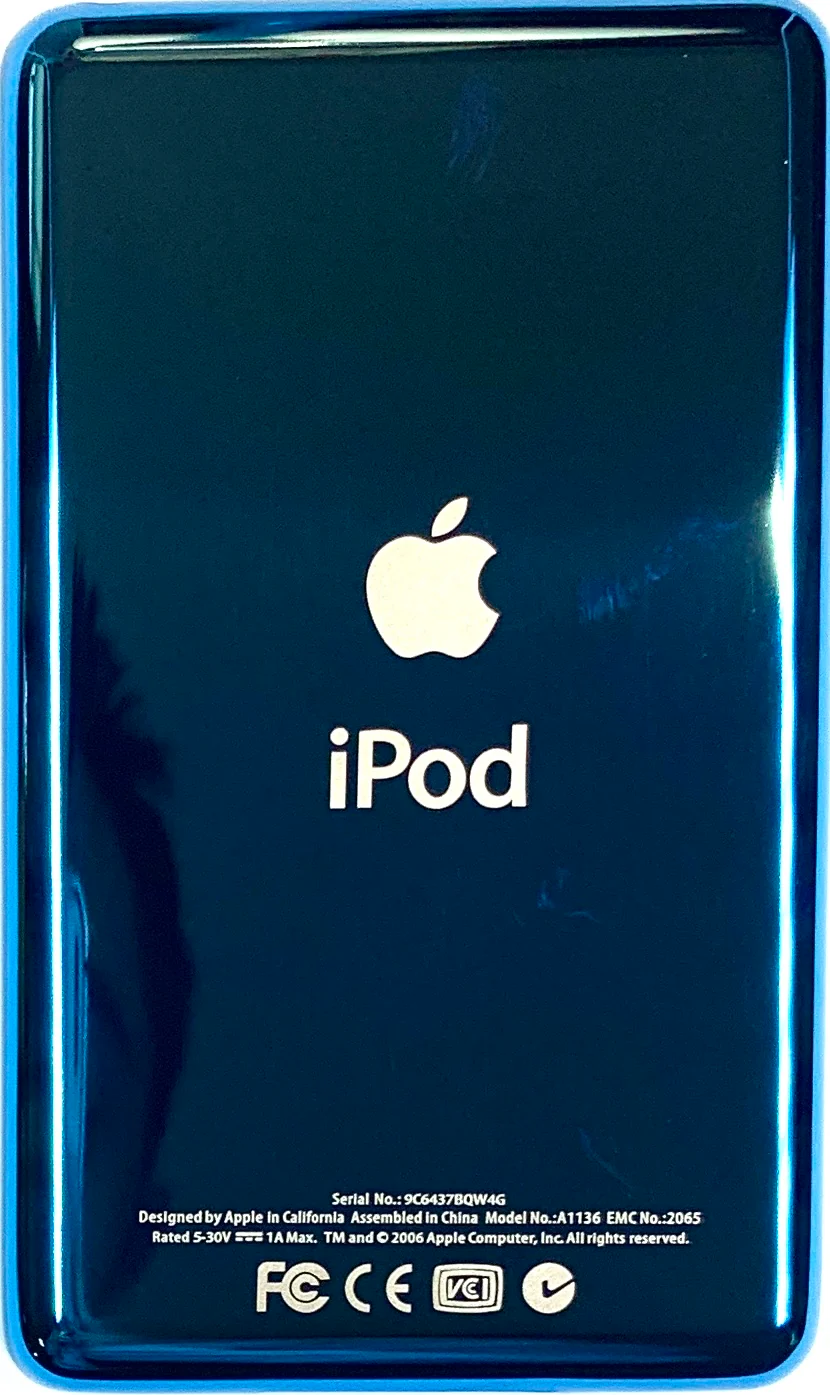 New Apple iPod Video Classic 5th & 5.5 Enhanced Black / Polychrome / Black (Aqua) - Image 3
