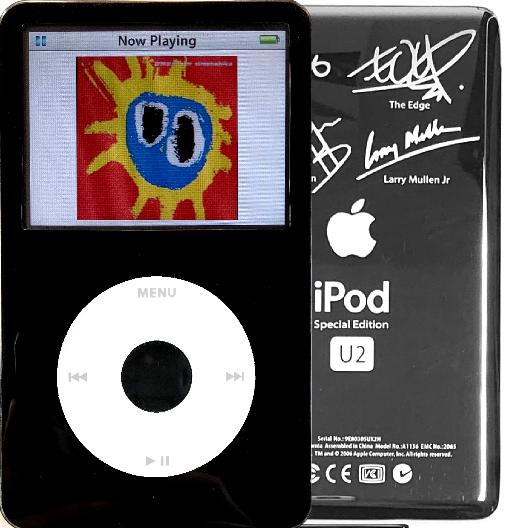 New Apple iPod Video Classic 5th & 5.5 Enhanced Black / White / Black (U2 Special Edition Silver)