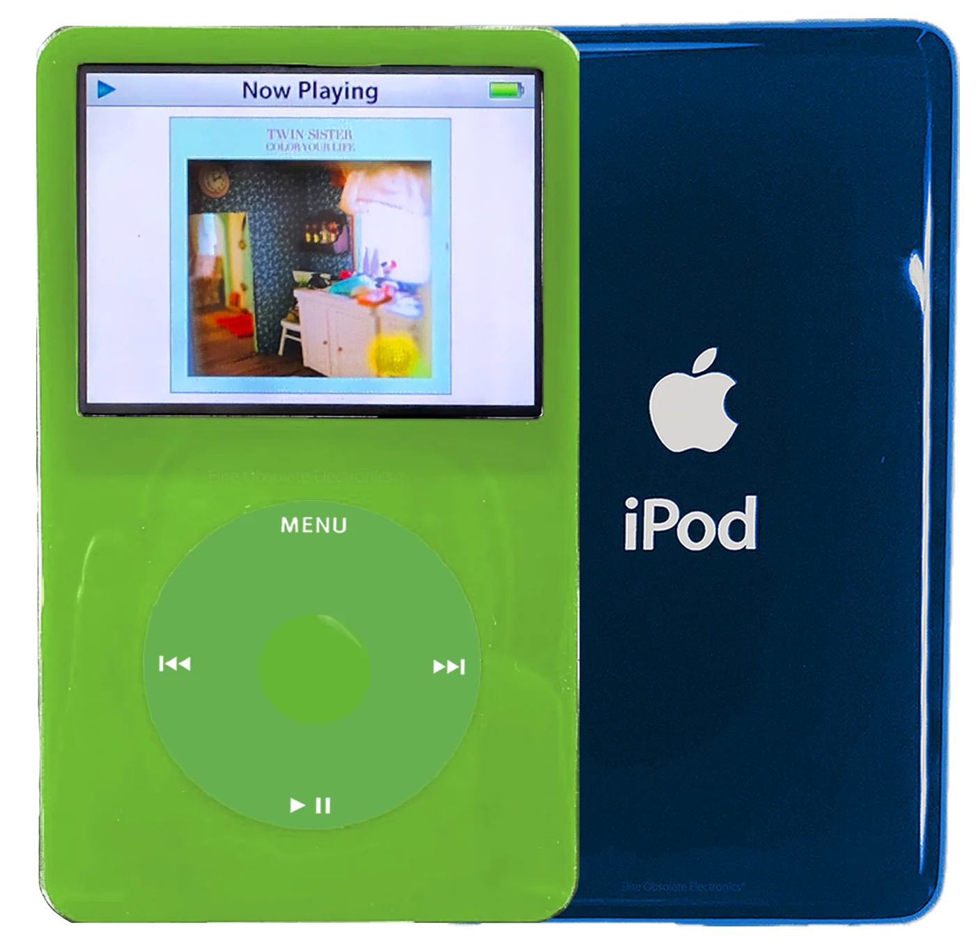 New Apple iPod Video Classic 5th & 5.5 Enhanced Green / Light Green / Green (Aqua)