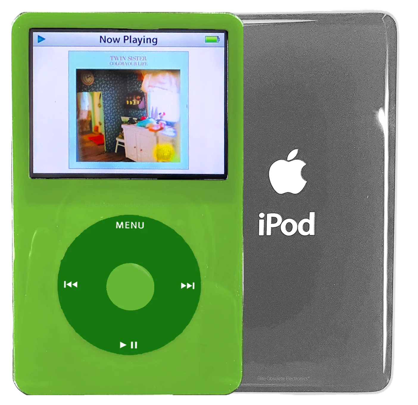 New Apple iPod Video Classic 5th & 5.5 Enhanced Green / Green / Green (Silver)