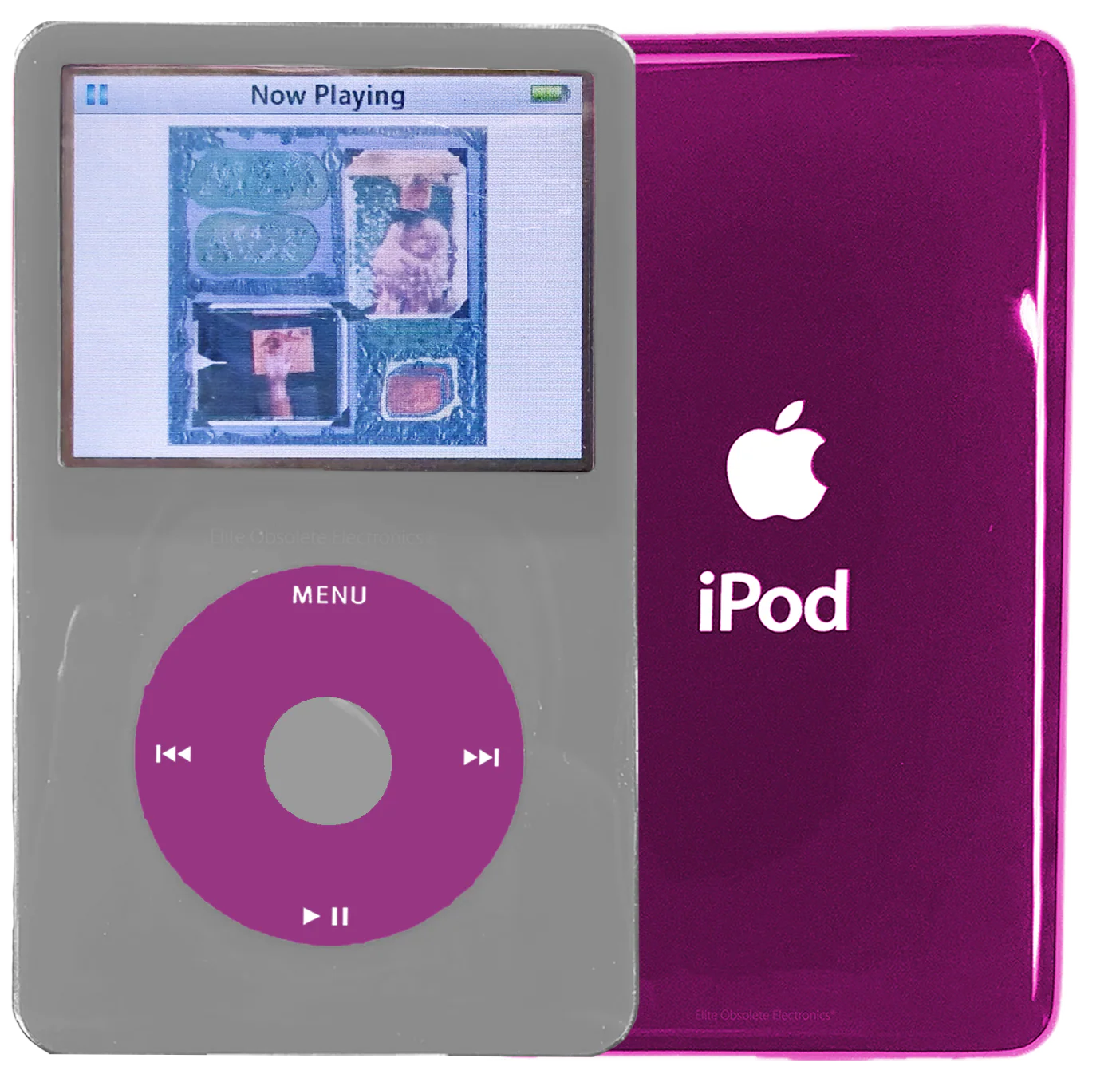 New Apple iPod Video Classic 5th & 5.5 Enhanced Grey / Pink / Grey (Hyper Pink)