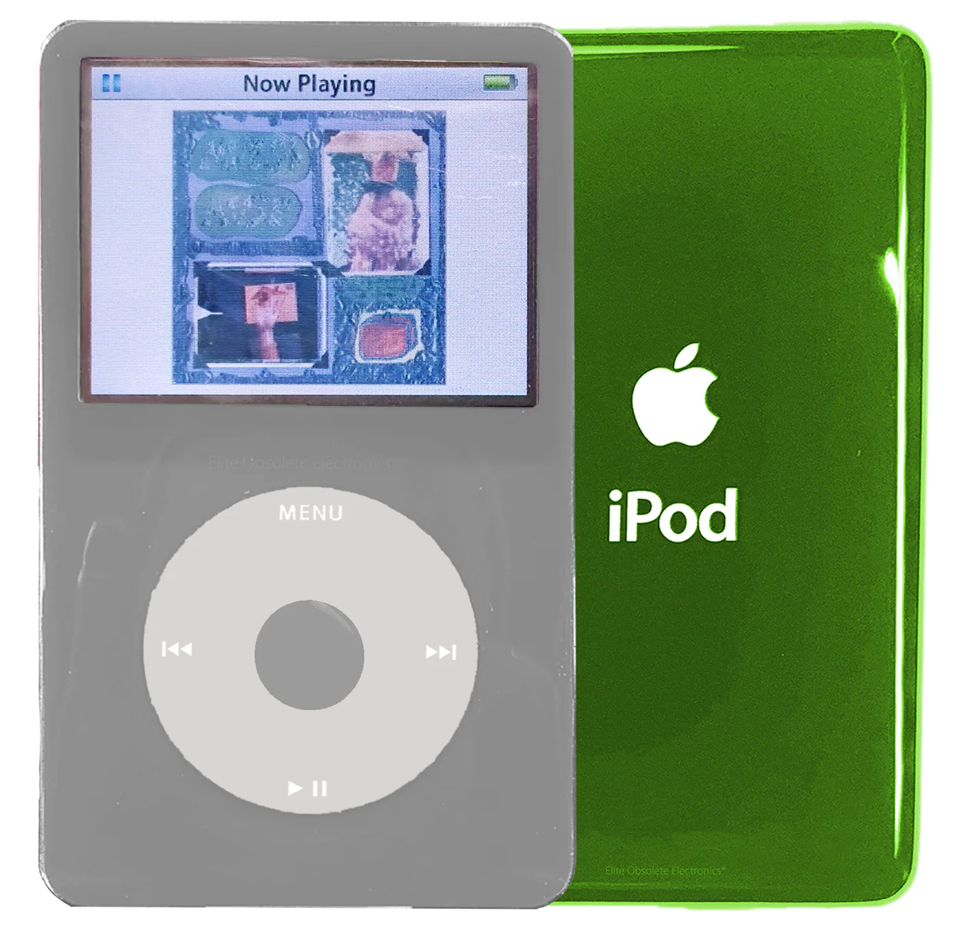 New Apple iPod Video Classic 5th & 5.5 Enhanced Grey / Grey / Grey (Toxic Green)