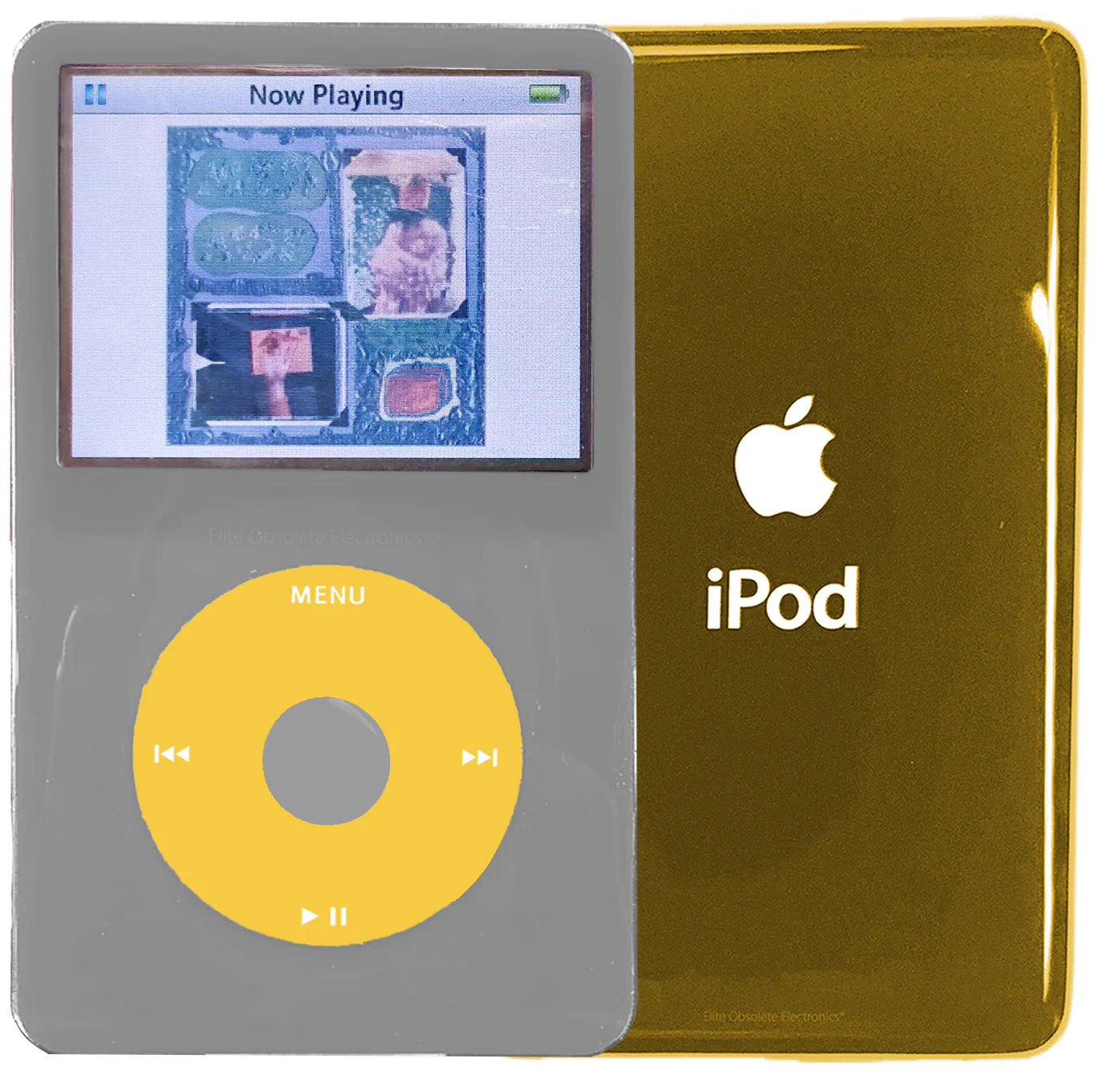 New Apple iPod Video Classic 5th & 5.5 Enhanced Grey / Yellow / Grey (Gold)