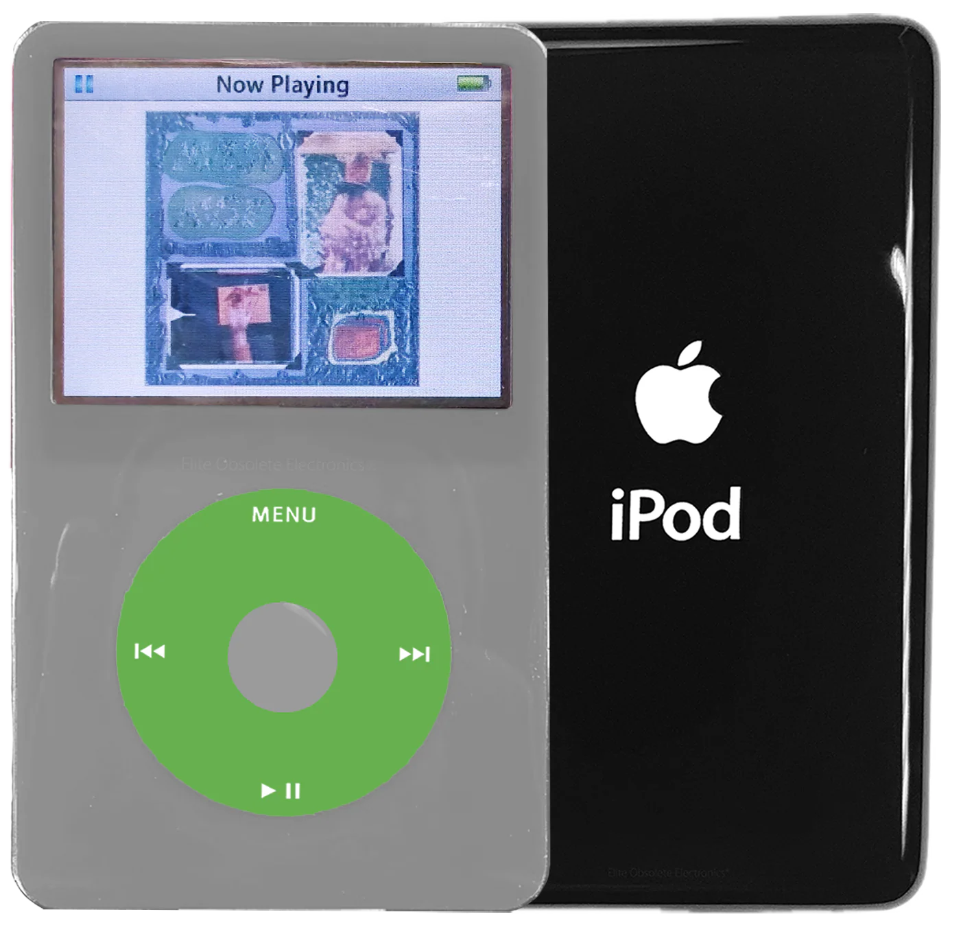 New Apple iPod Video Classic 5th & 5.5 Enhanced Grey / Light Green / Grey (Black)