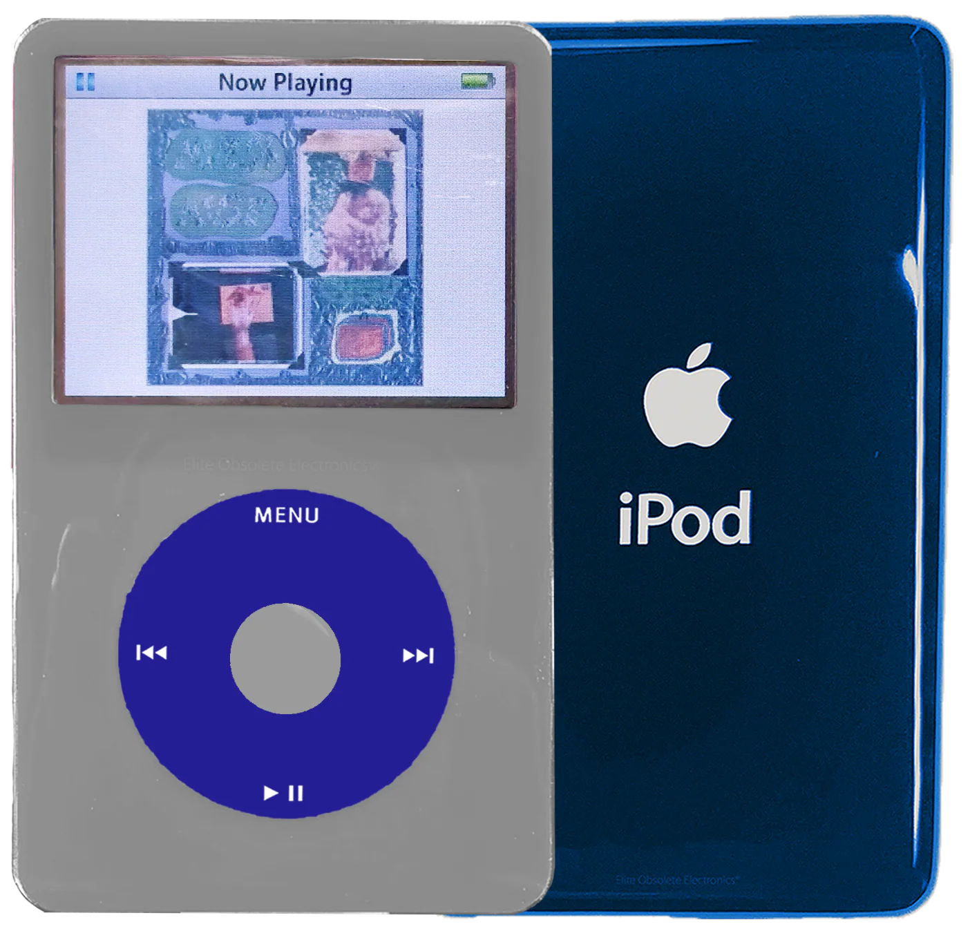 New Apple iPod Video Classic 5th & 5.5 Enhanced Grey / Blue / Grey (Aqua)
