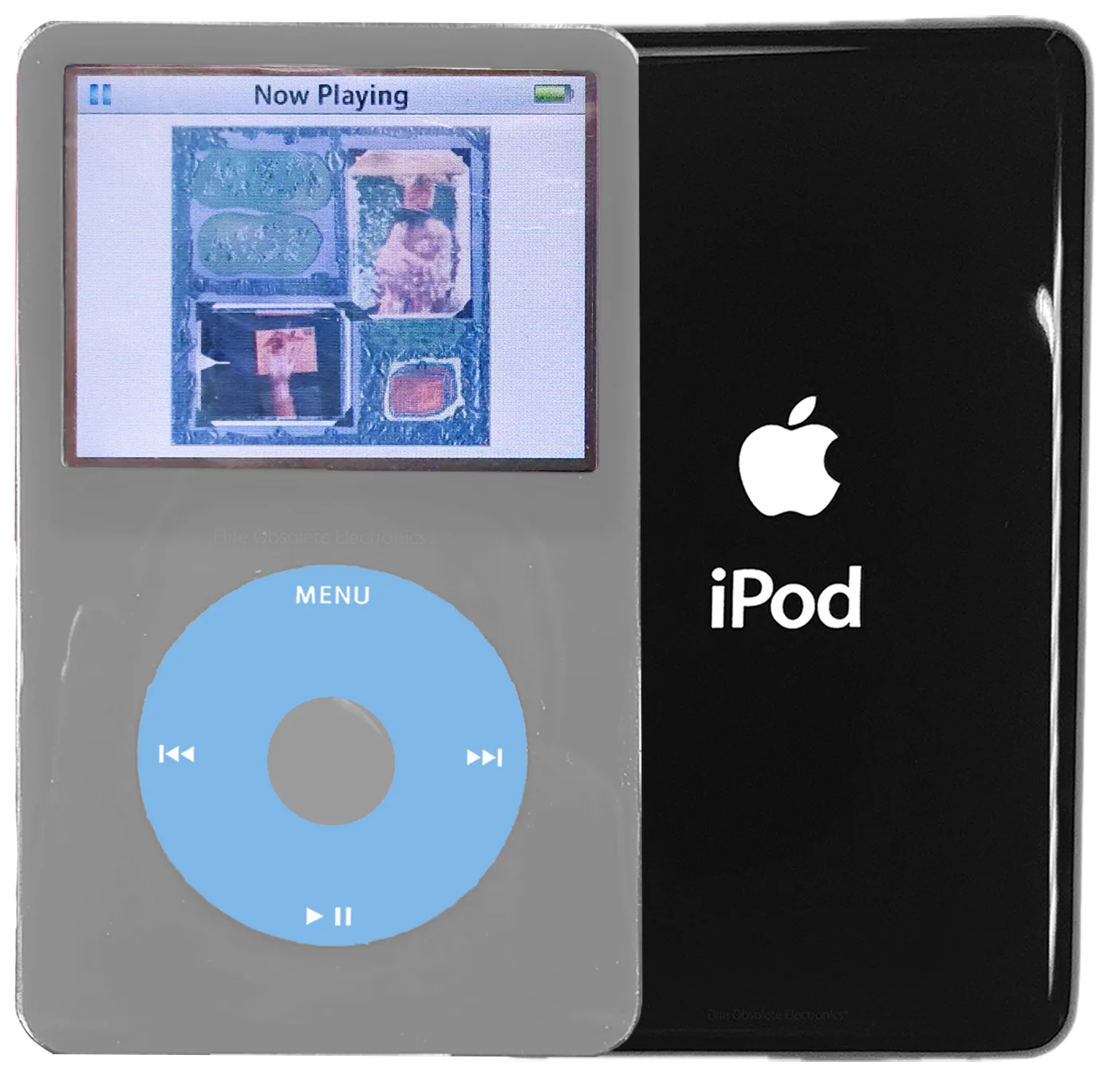 New Apple iPod Video Classic 5th & 5.5 Enhanced Grey / Light Blue / Grey (Black)