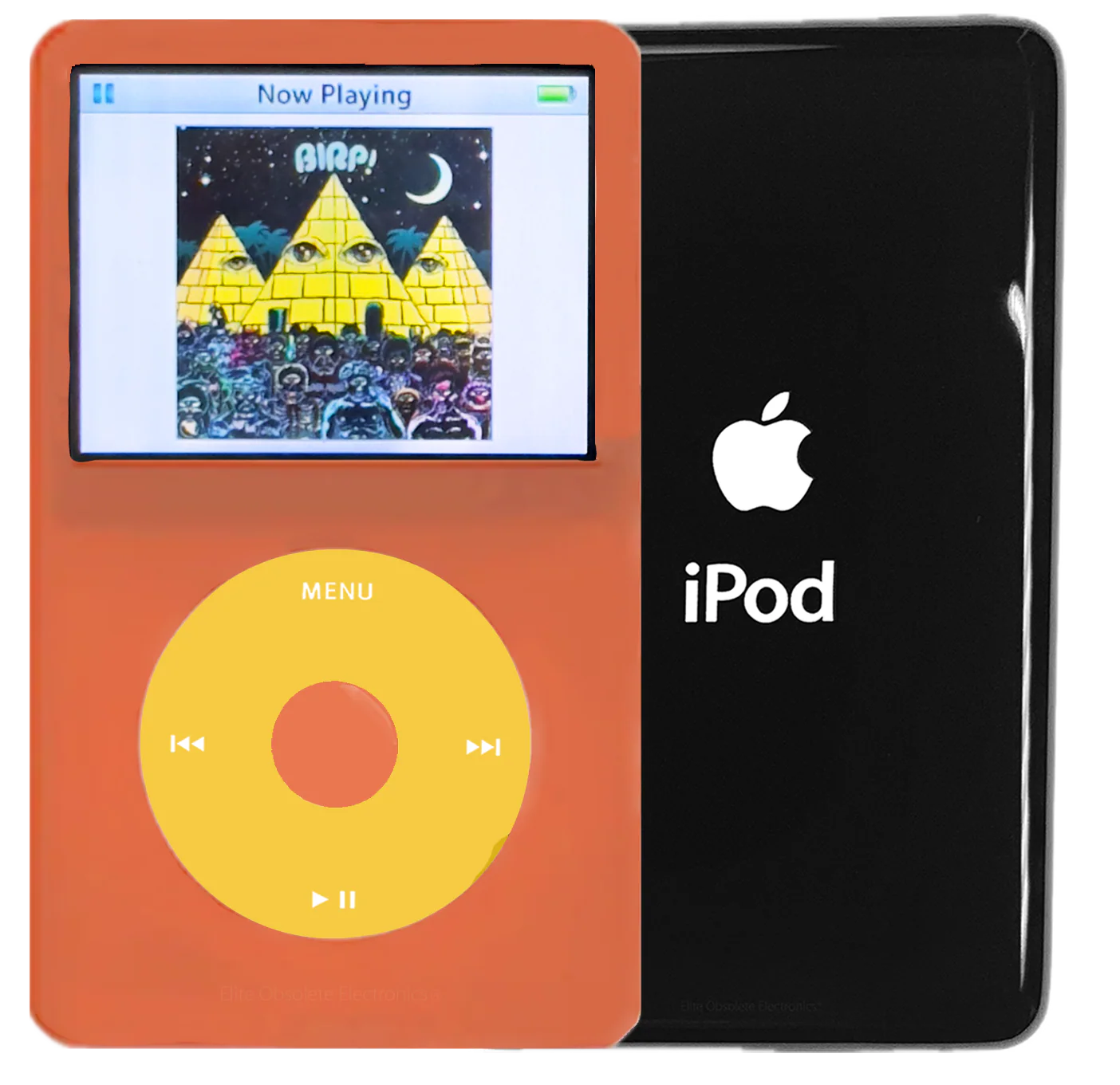 New Apple iPod Video Classic 5th & 5.5 Enhanced Orange / Yellow / Orange (Black)