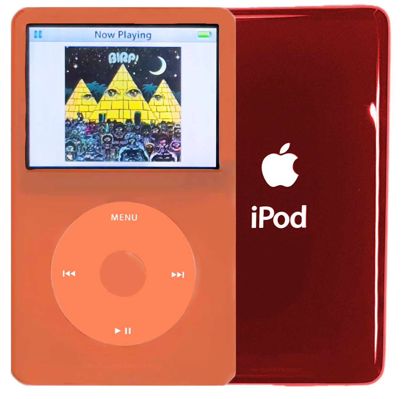 New Apple iPod Video Classic 5th 5.5 Enhanced Orange / Orange / Orange (Sangria Red)