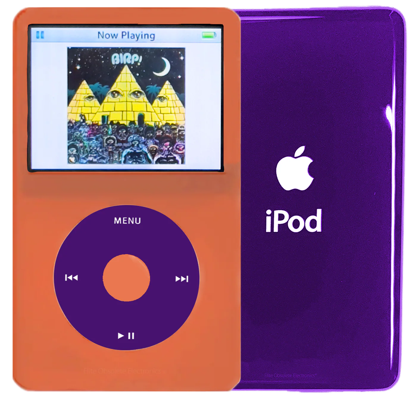 New Apple iPod Video Classic 5th & 5.5 Enhanced Orange / Purple / Orange (Midnight Purple)