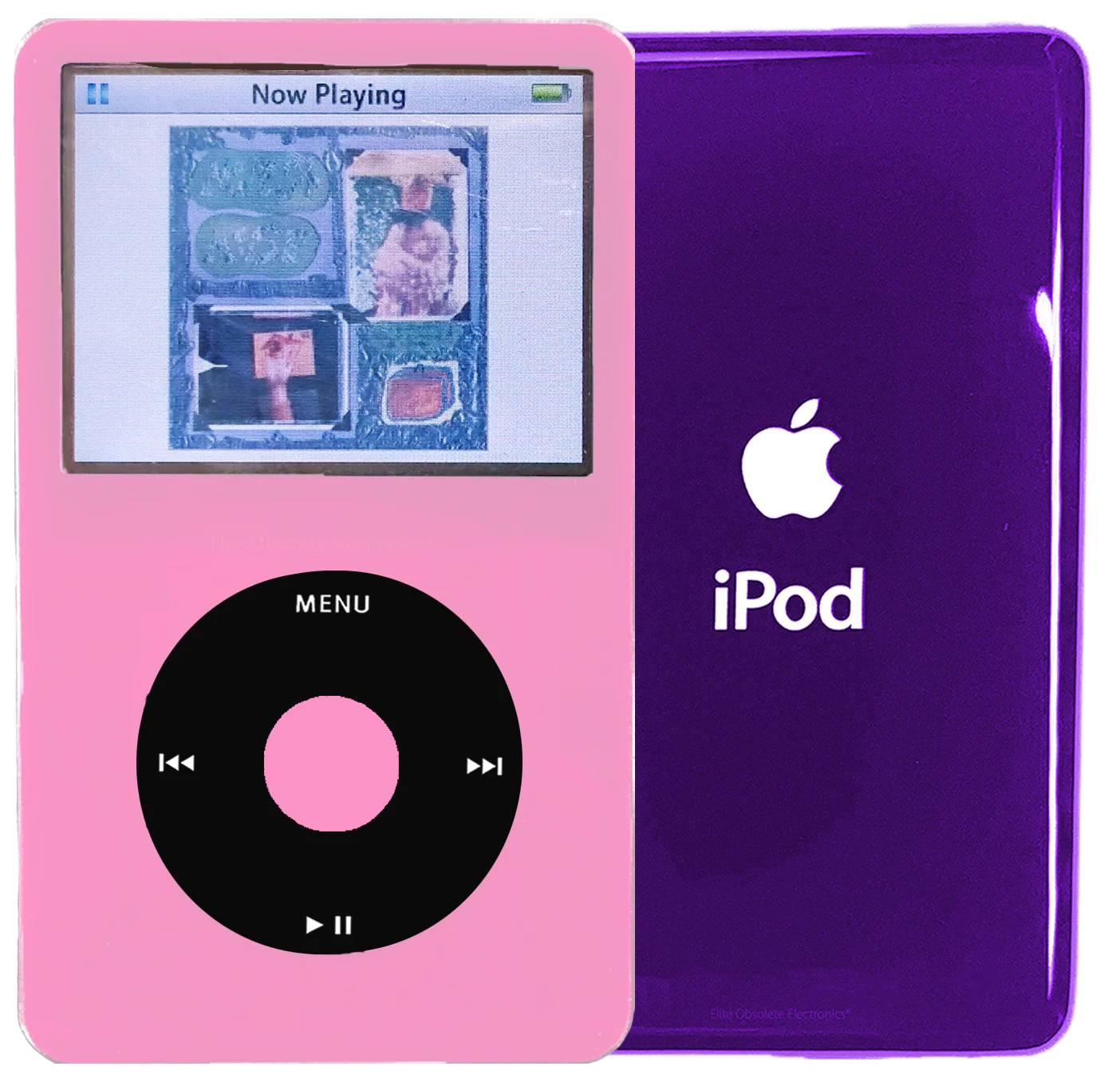 New Apple iPod Video Classic 5th 5.5 Enhanced Pink / Black / Pink (Midnight Purple)