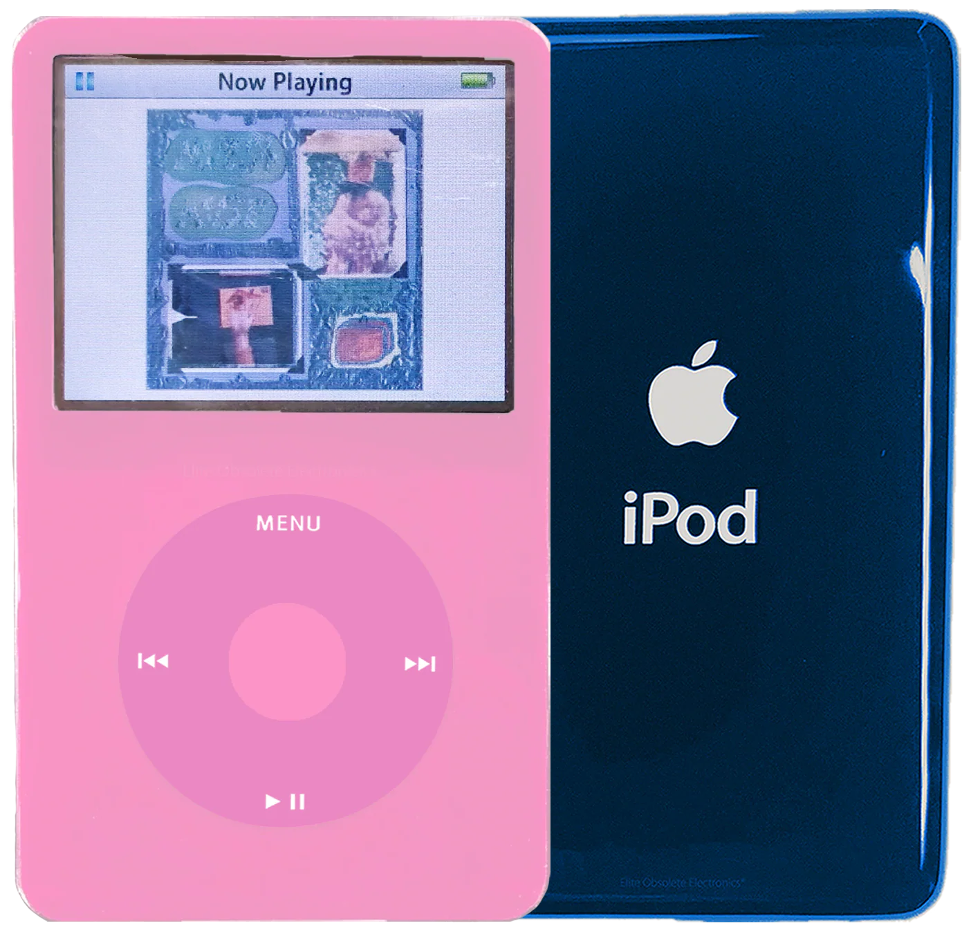 New Apple iPod Video Classic 5th 5.5 Enhanced Pink / Light Pink / Pink (Aqua)