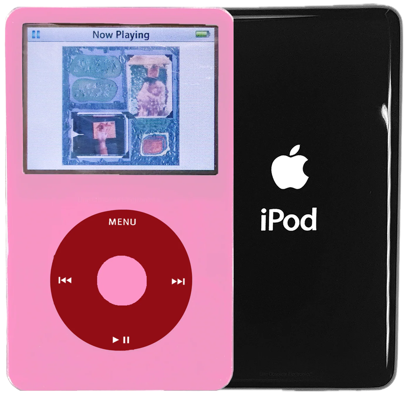 New Apple iPod Video Classic 5th 5.5 Enhanced Pink / Red / Pink (Black)