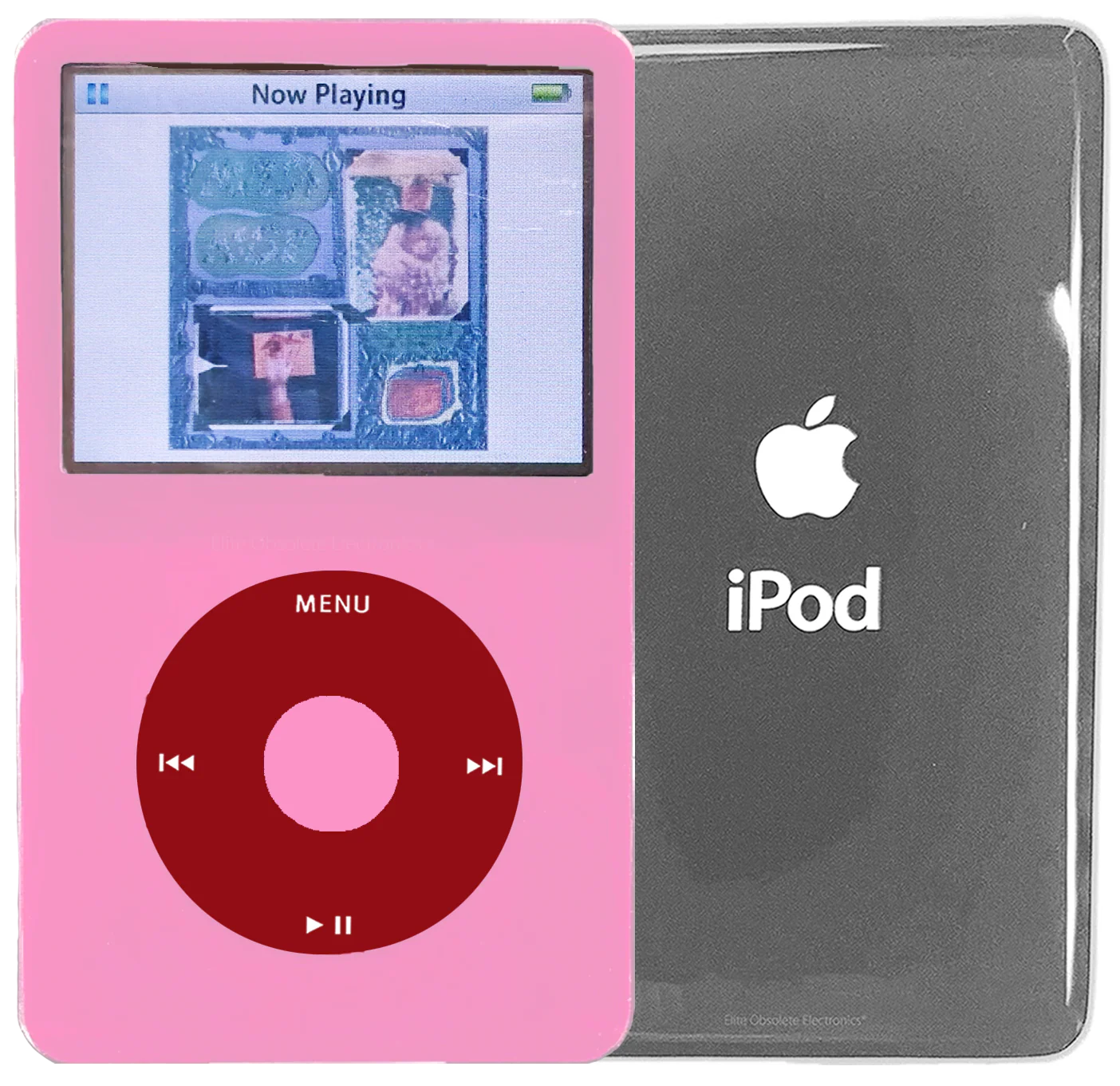 New Apple iPod Video Classic 5th 5.5 Enhanced Pink / Red / Pink (Silver)