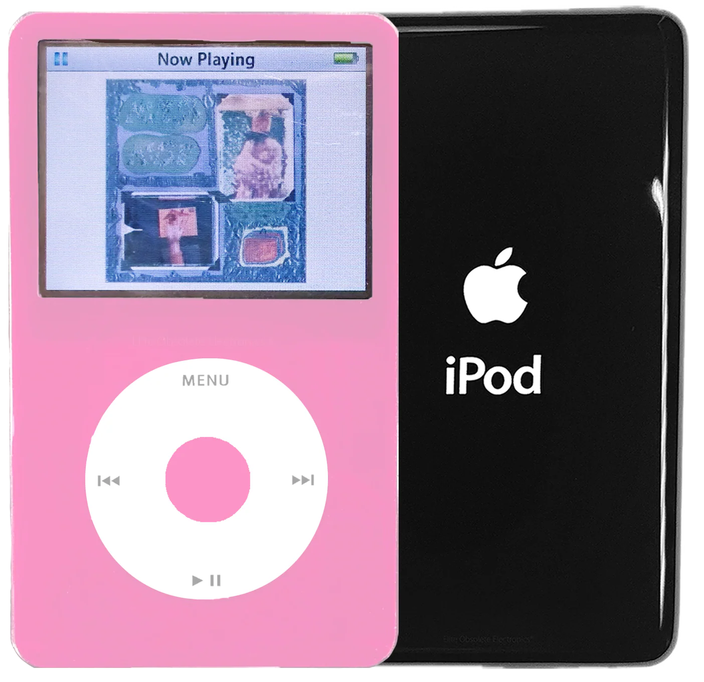 New Apple iPod Video Classic 5th 5.5 Enhanced Pink / White / Pink (Black)