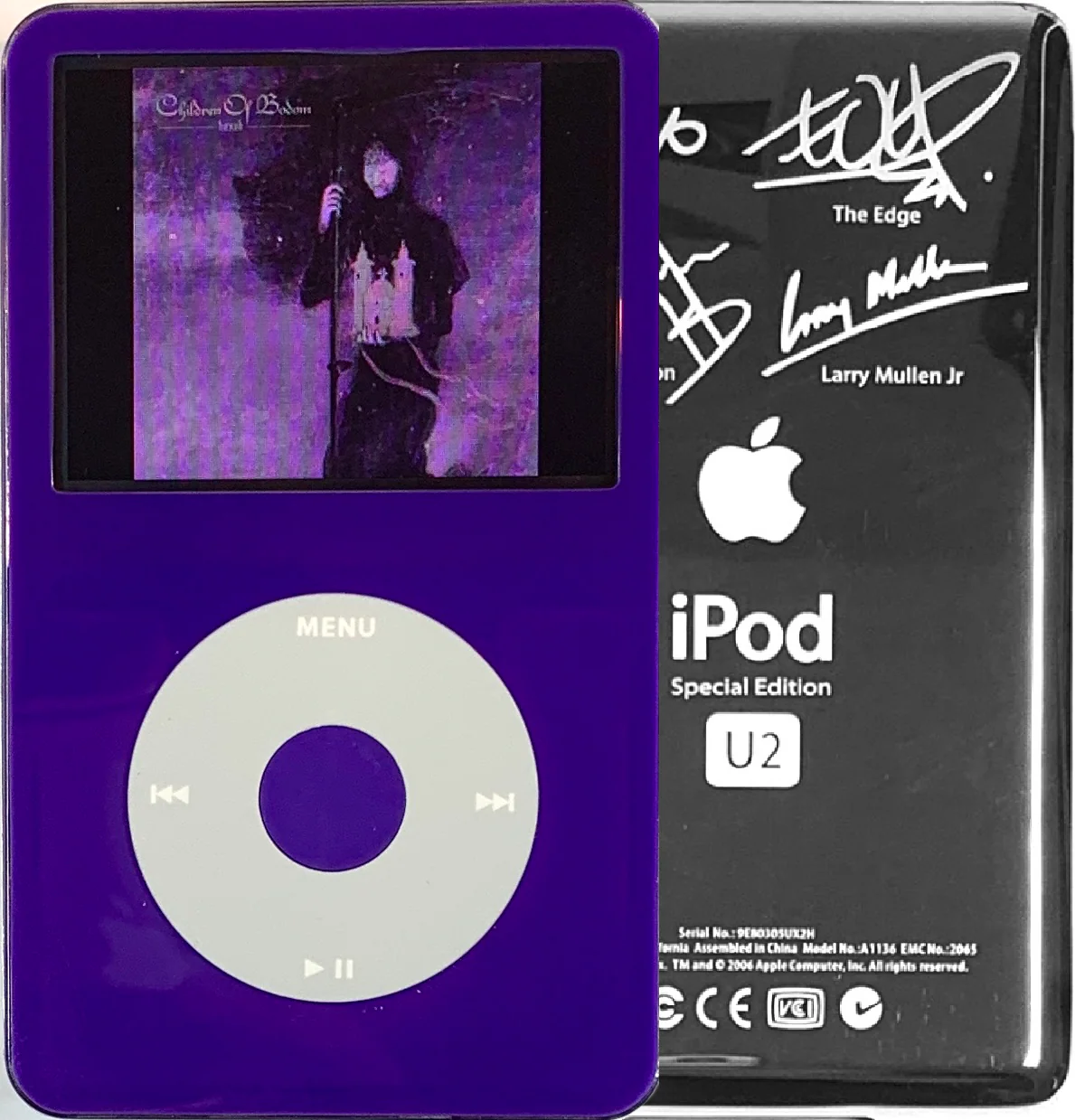 New Apple iPod Video Classic 5th & 5.5 Enhanced Purple / Grey / Purple (U2 Special Edition Silver)
