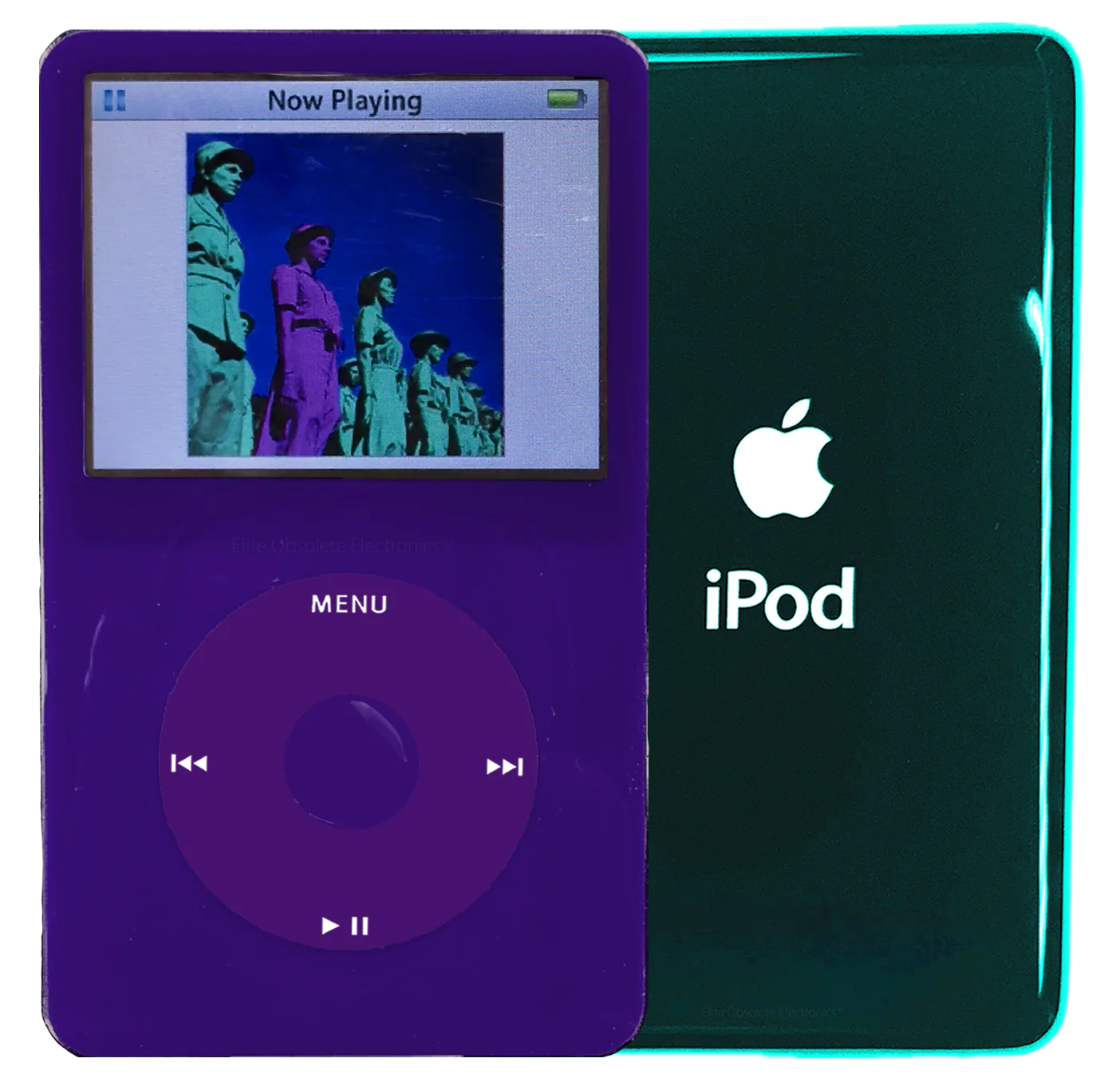 New Apple iPod Video Classic 5th & 5.5 Enhanced Purple / Purple / Purple (Pine Green)