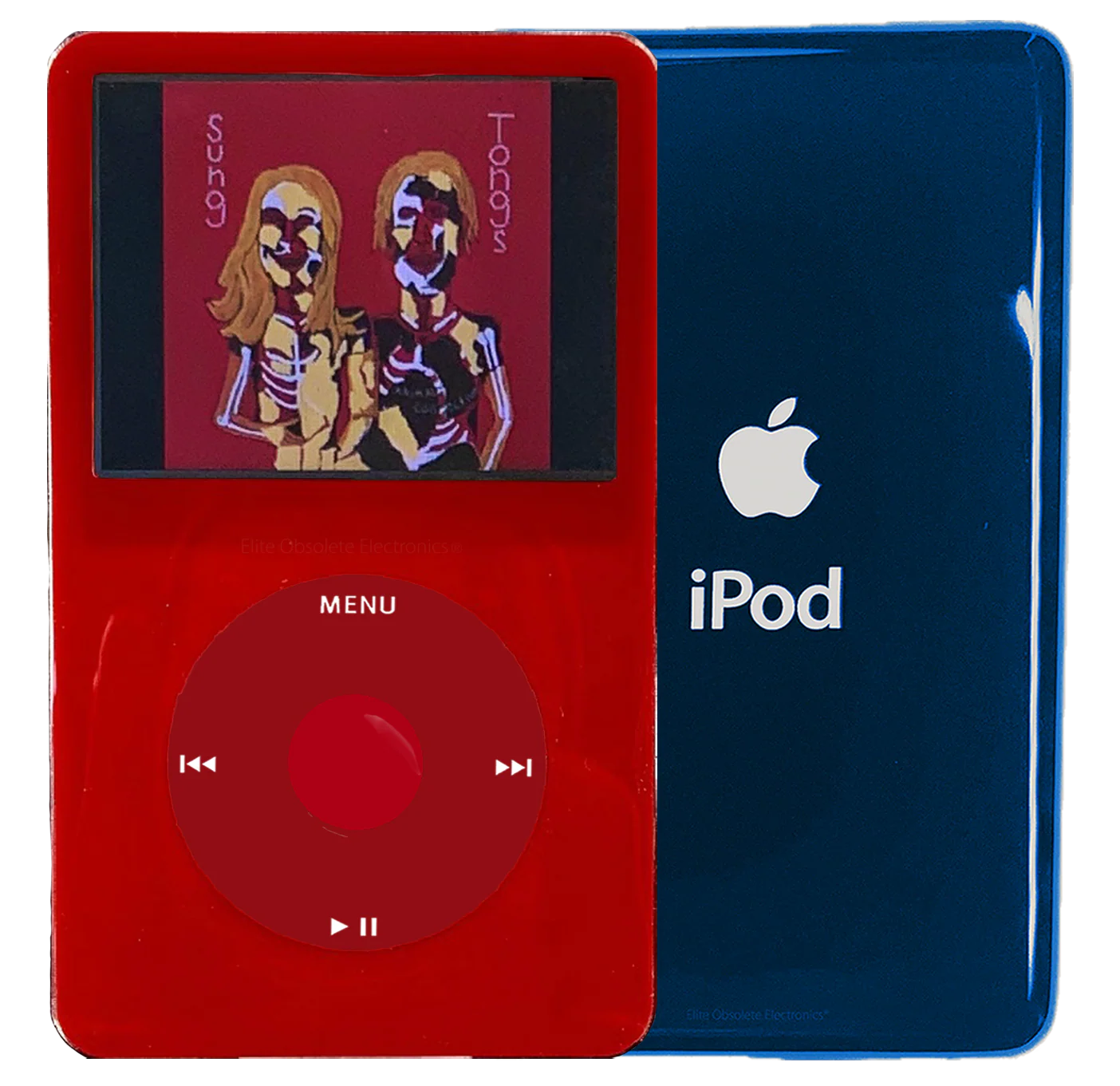 New Apple iPod Video Classic 5th & 5.5 Enhanced Red / Red / Red (Aqua)
